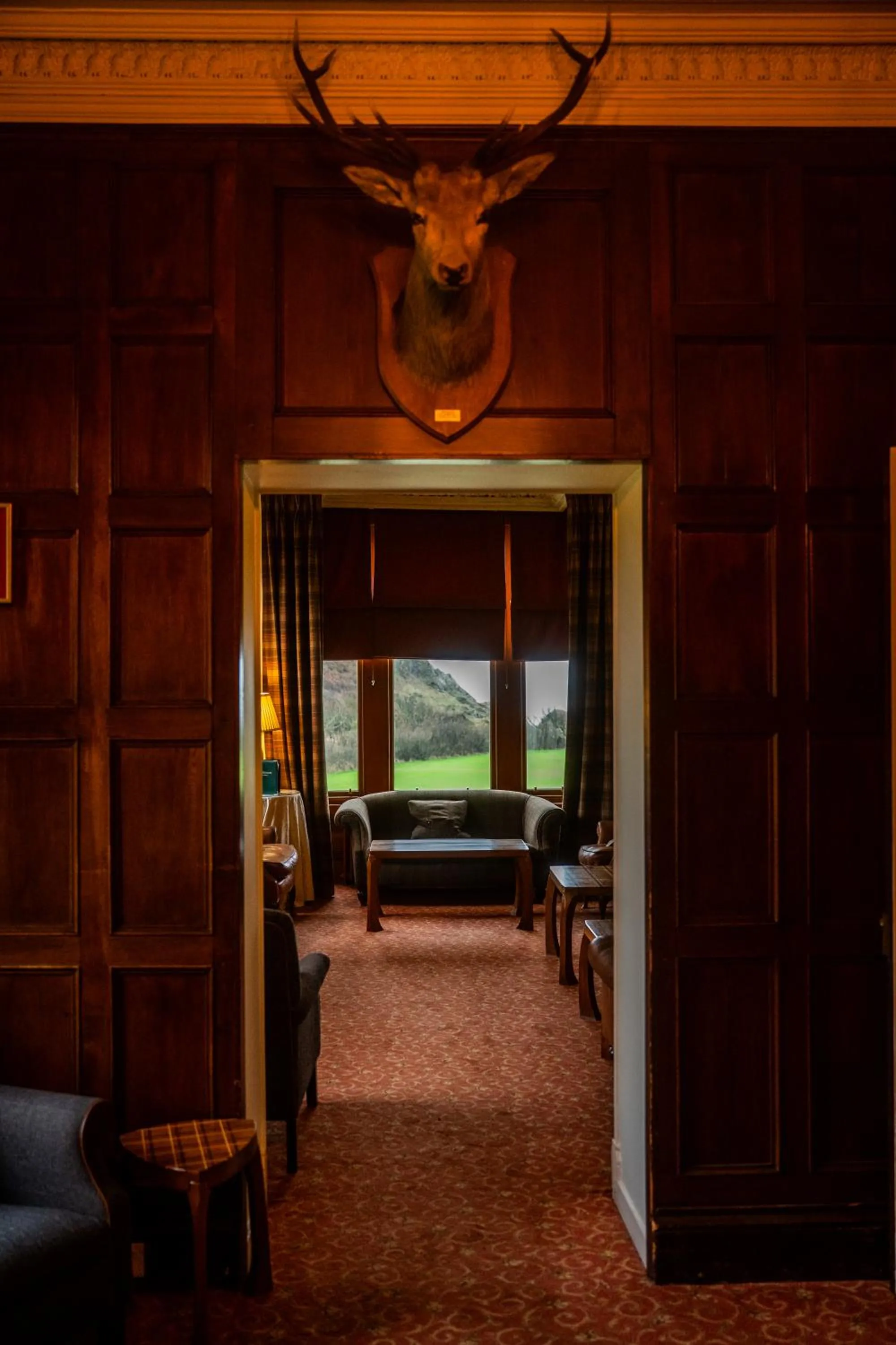 Lounge or bar in Knockinaam Lodge