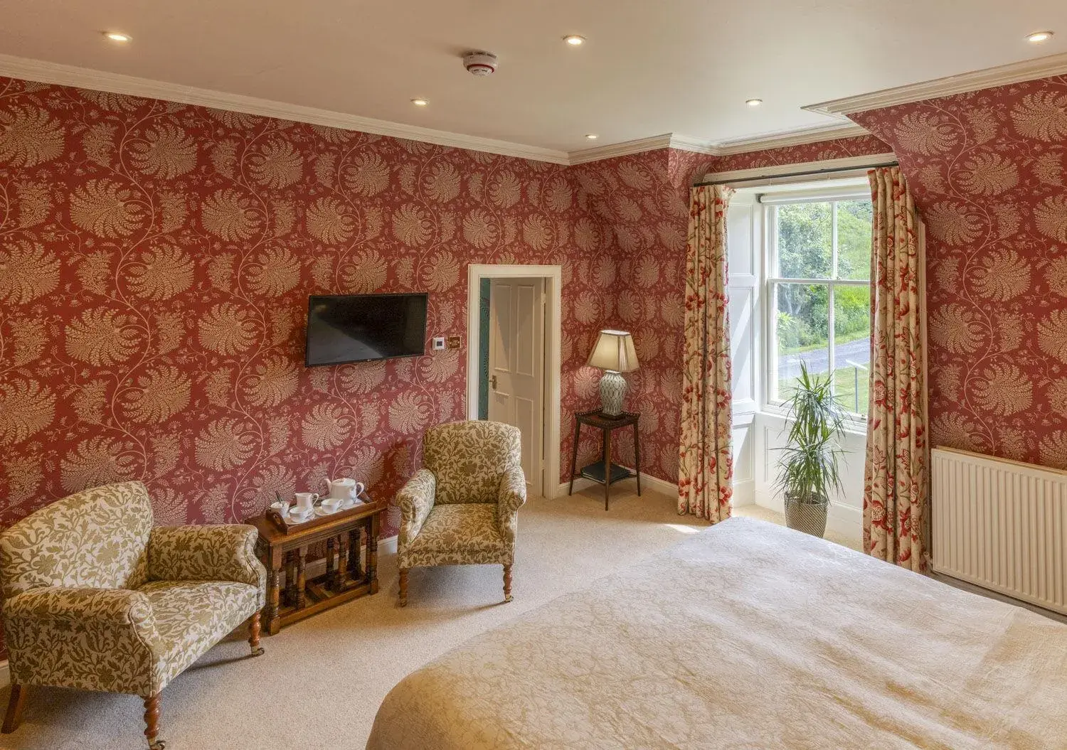 Superior Double or Twin Room with Garden View - single occupancy in Knockinaam Lodge Superior Double or Twin Room with Garden View - single occupancy in Knockinaam Lodge