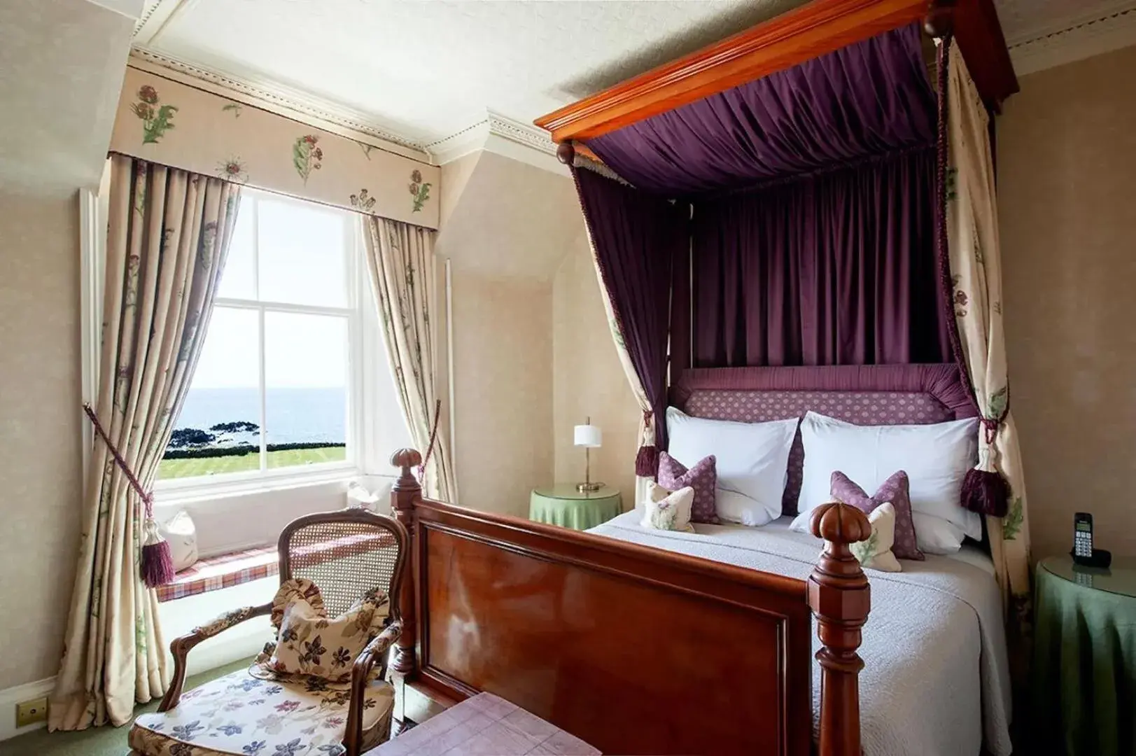 King Room with Sea View - single occupancy in Knockinaam Lodge King Room with Sea View - single occupancy in Knockinaam Lodge