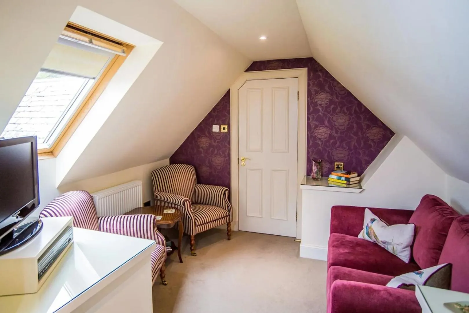 Living room in Knockinaam Lodge