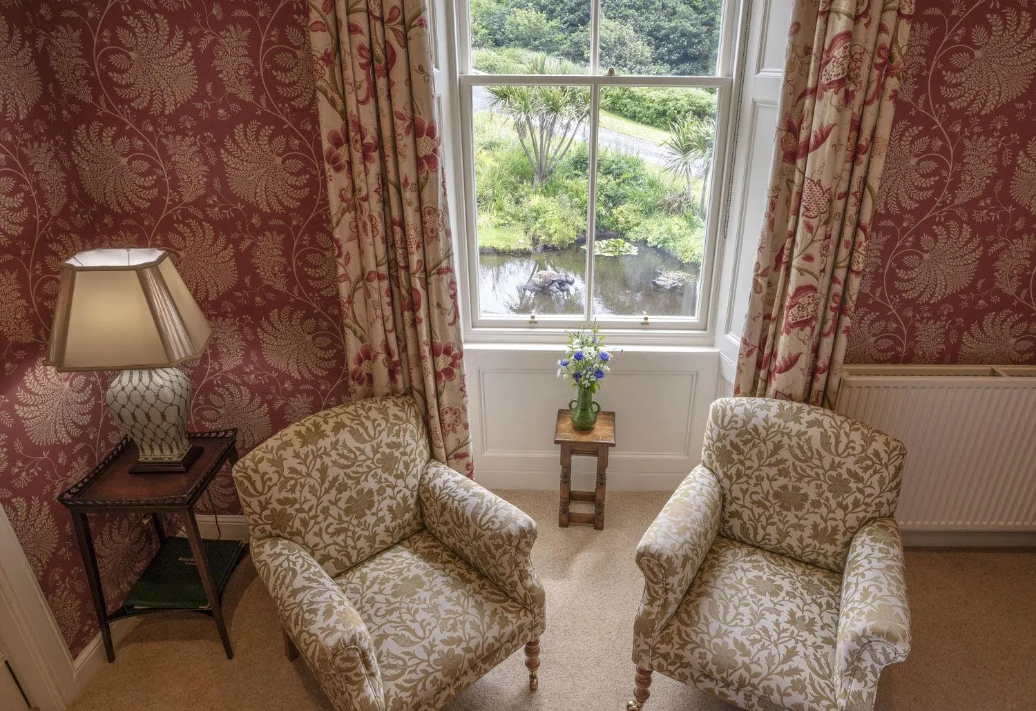 Bedroom in Knockinaam Lodge