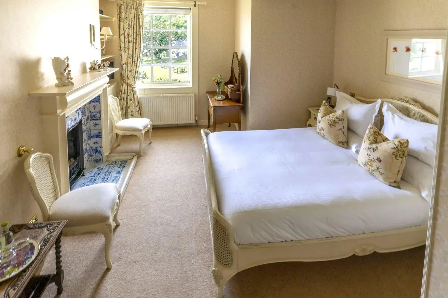 Bed in Knockinaam Lodge