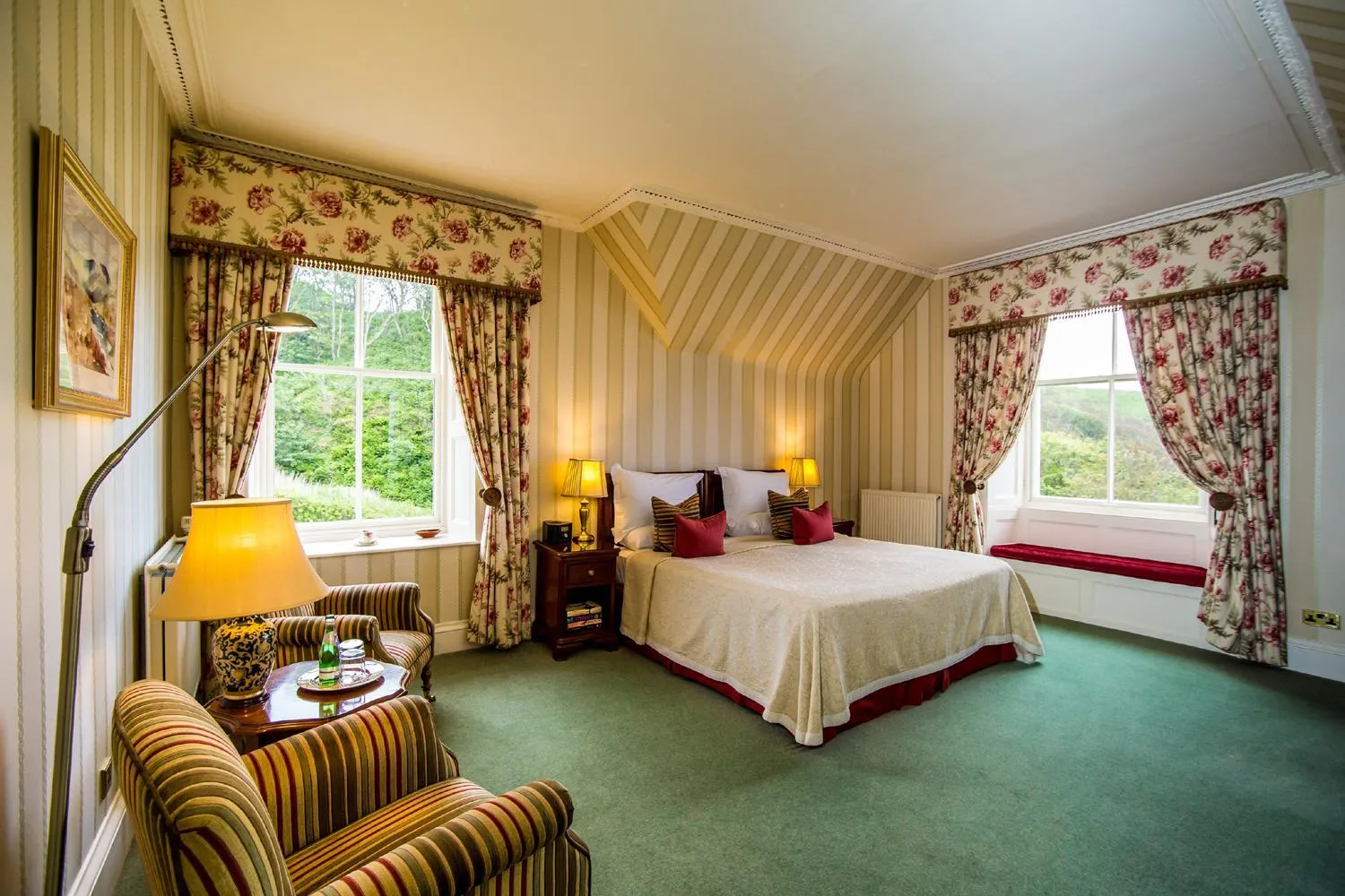 Bed in Knockinaam Lodge