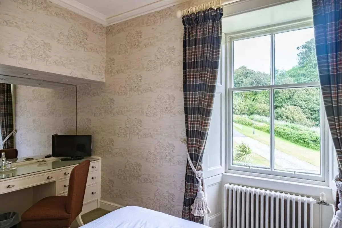 Bedroom in Knockinaam Lodge