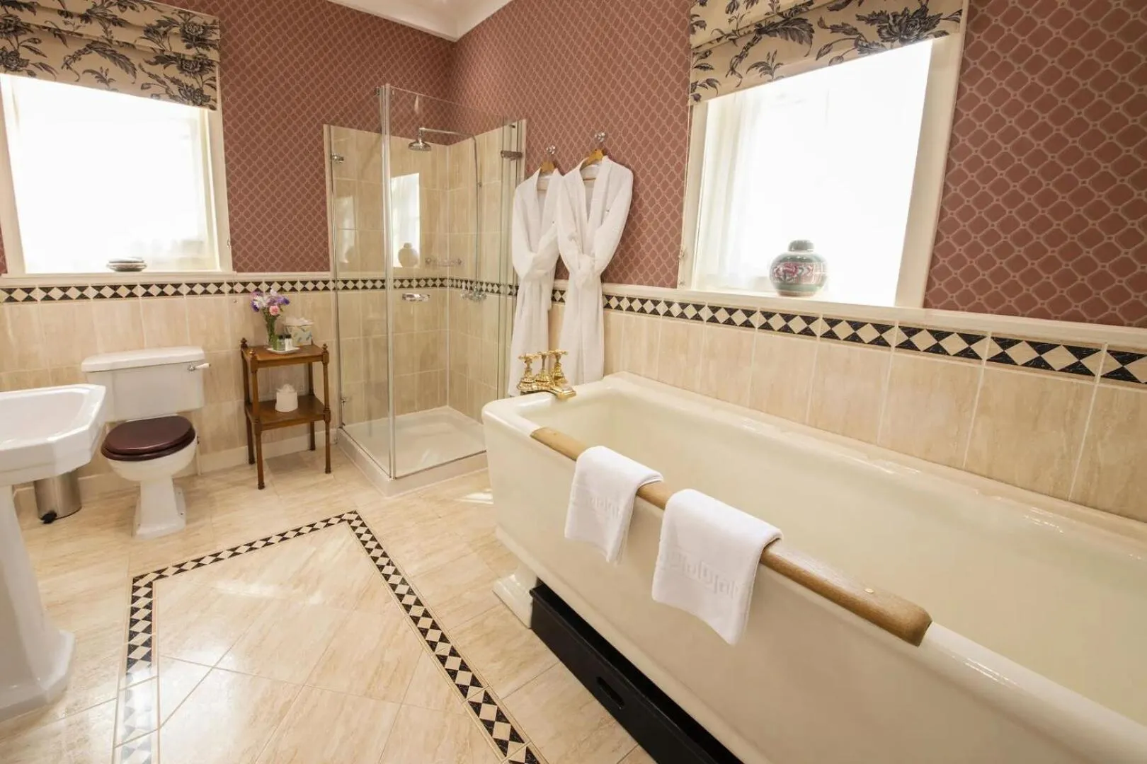 Bathroom in Knockinaam Lodge