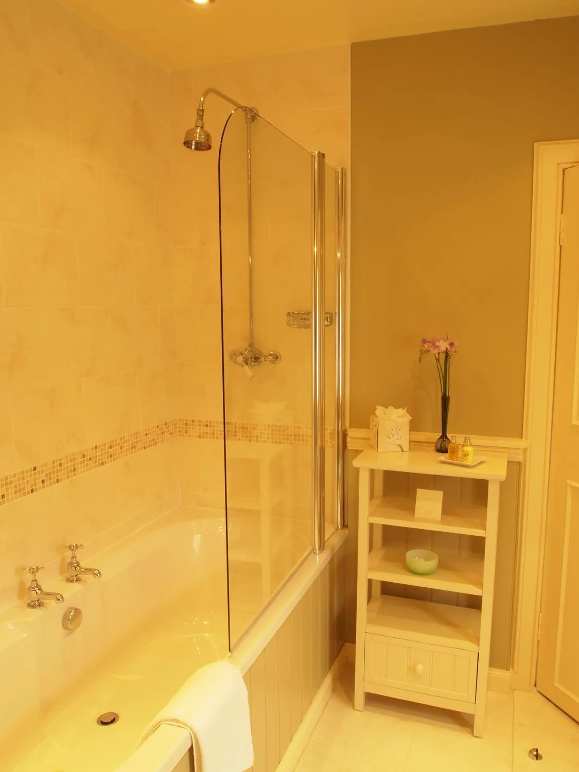 Shower in Knockinaam Lodge