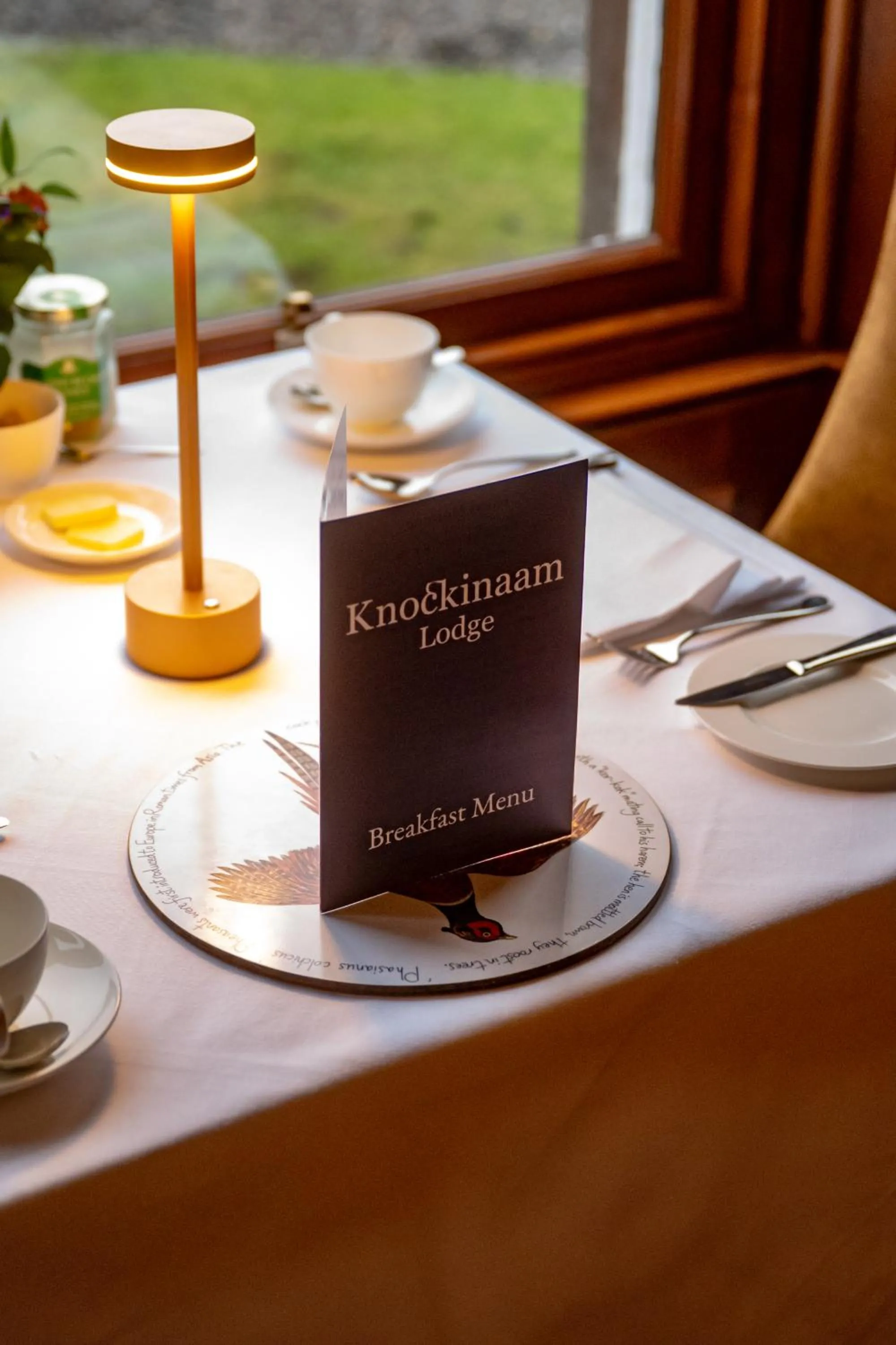 Breakfast in Knockinaam Lodge