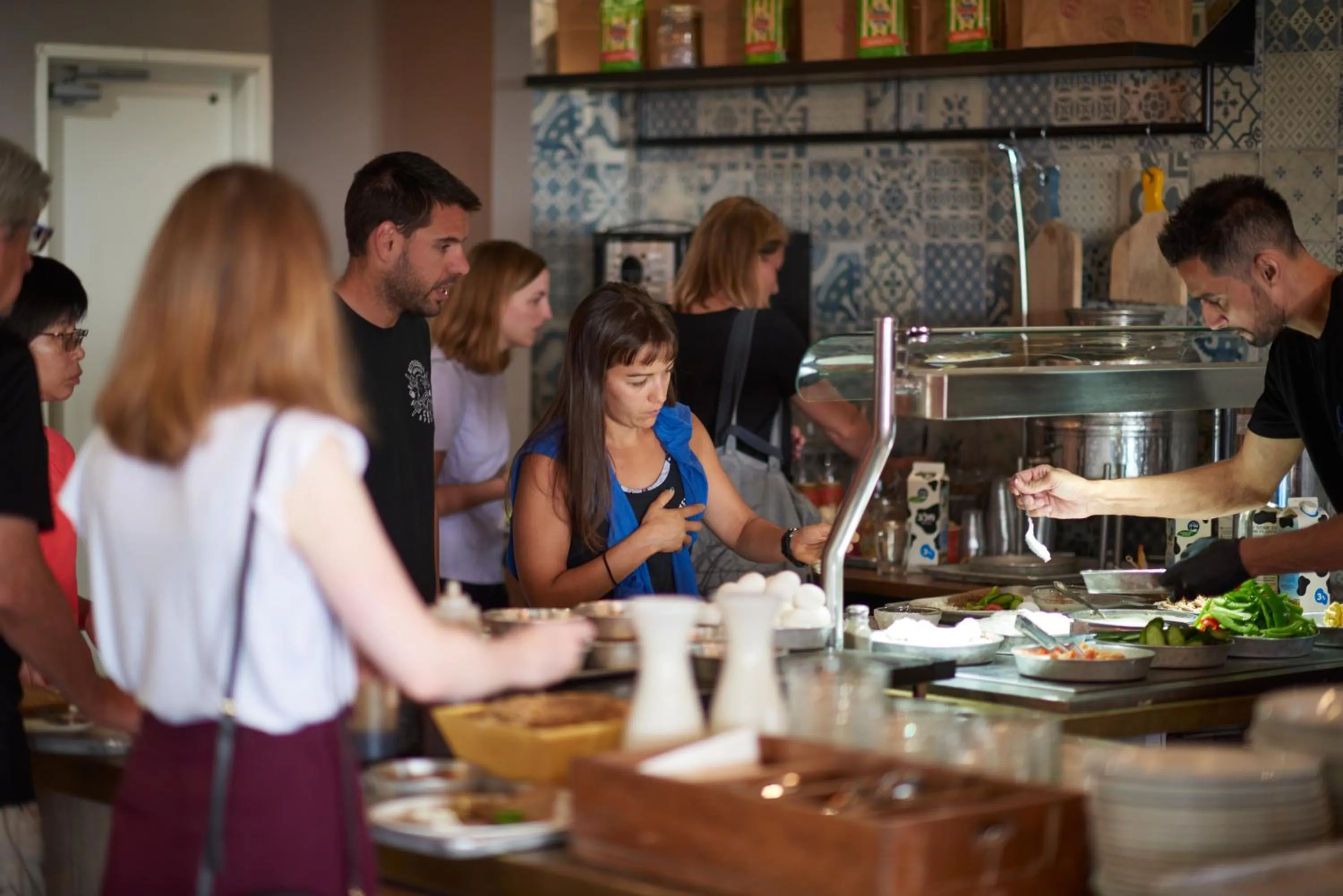 Restaurant/places to eat in The Post Hostel Jerusalem