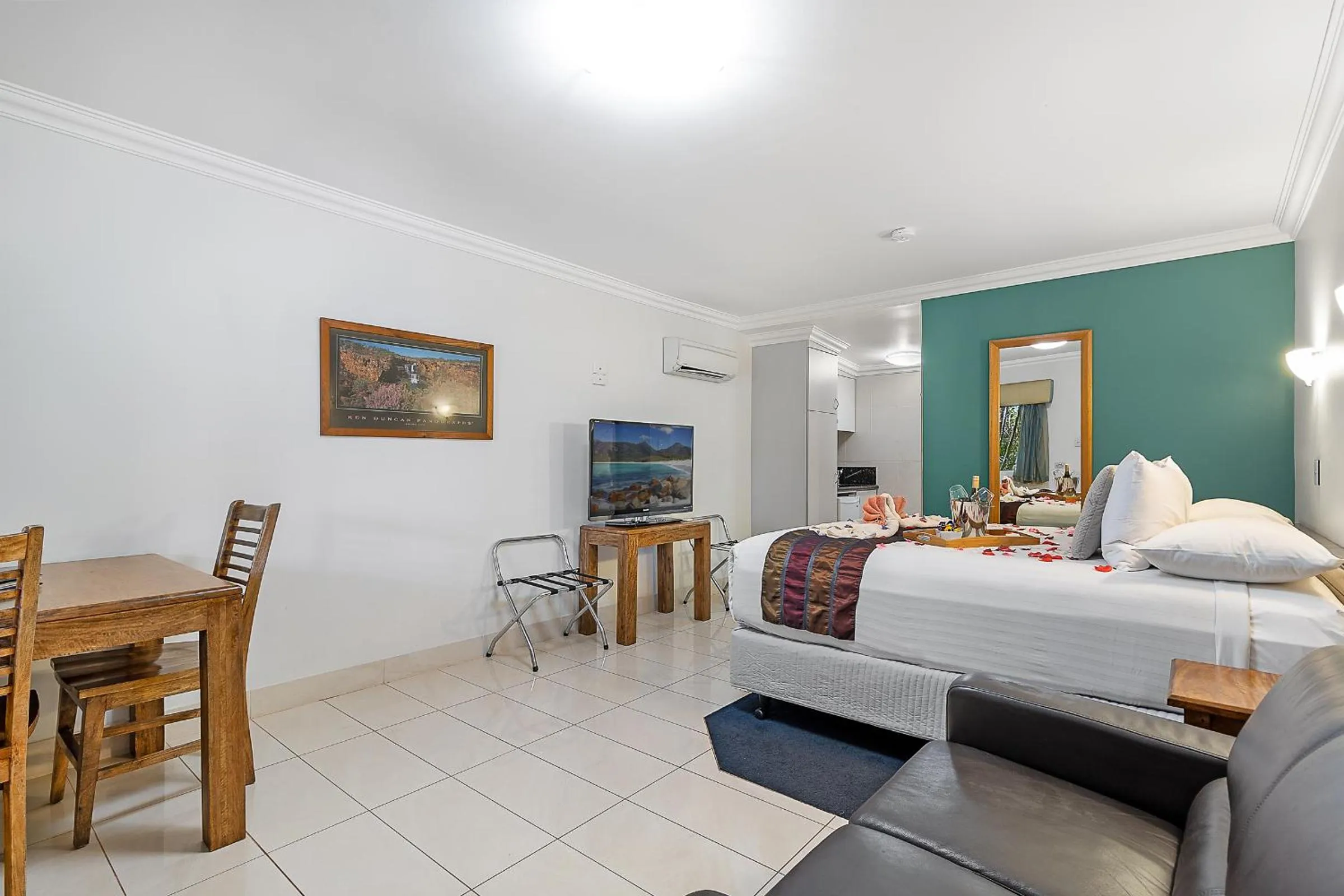 Bed in Point Samson Resort