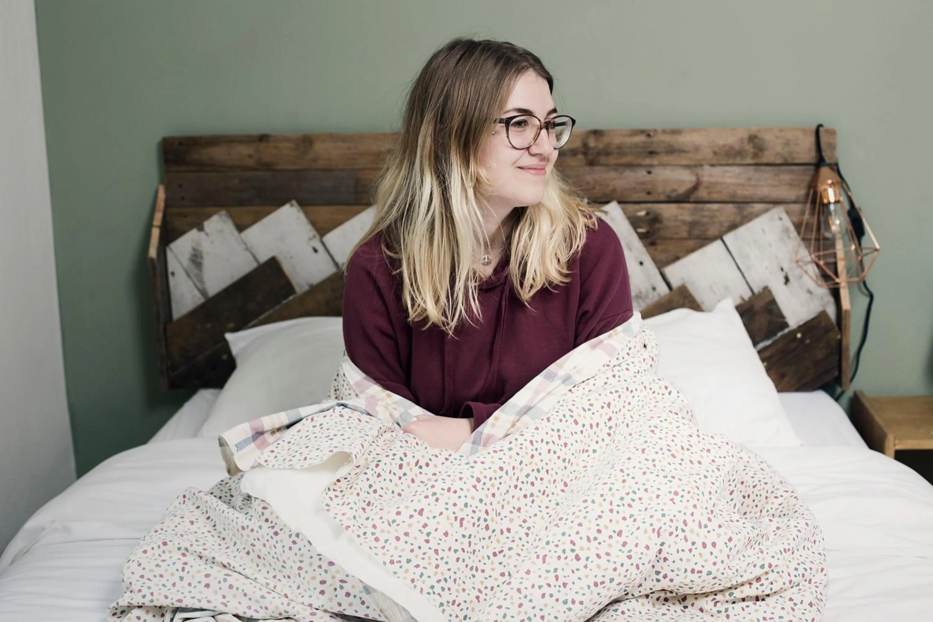 Bed in 1861 Châtel Hostel