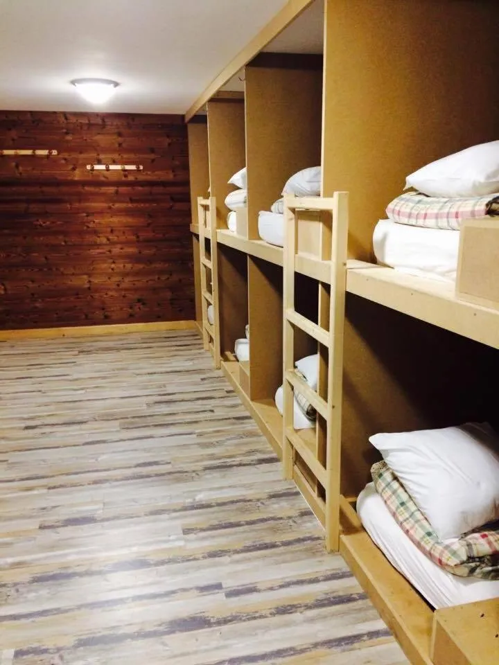 Bed in 1861 Châtel Hostel