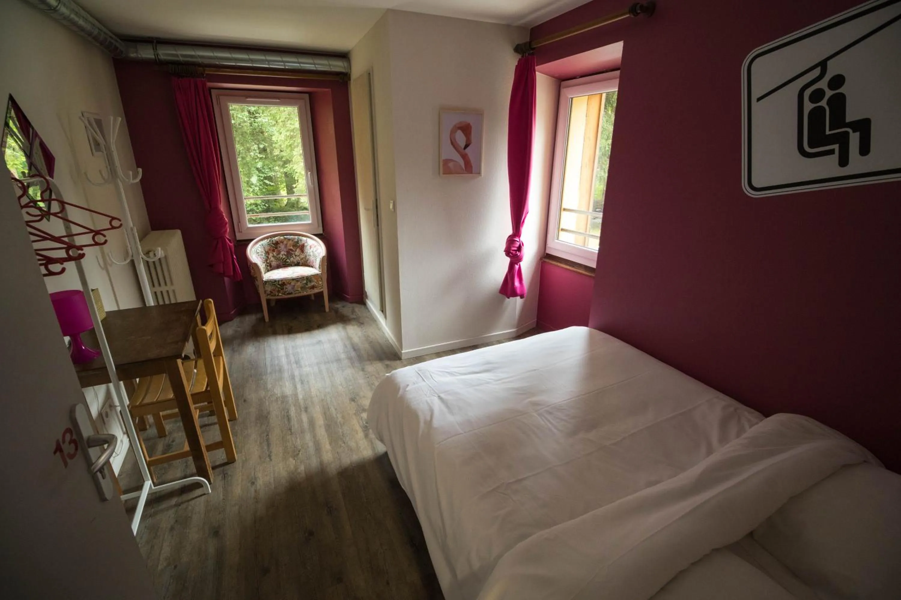 Bed in 1861 Châtel Hostel