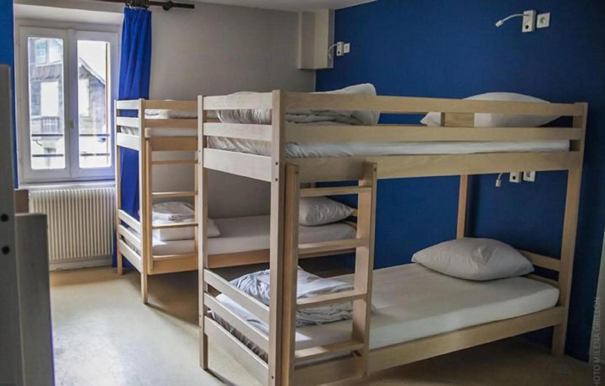 Bed in 1861 Châtel Hostel