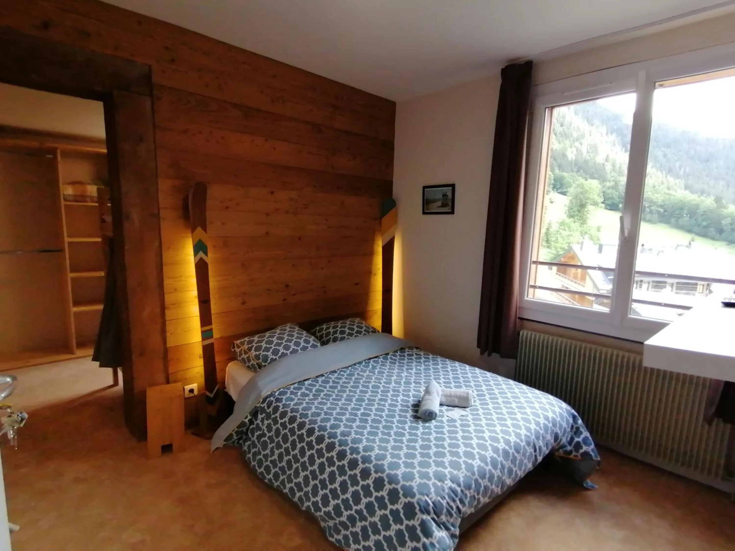 Bed in 1861 Châtel Hostel