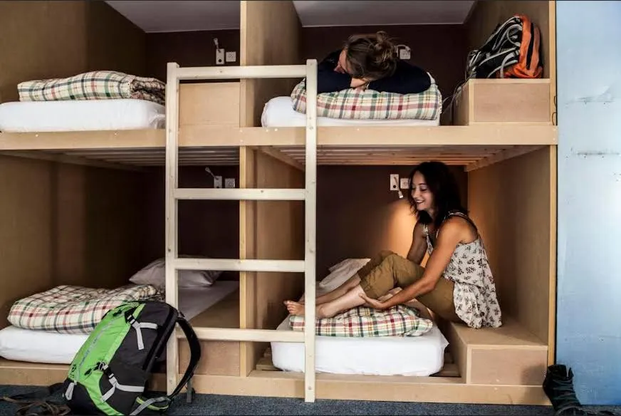 Bed in 1861 Châtel Hostel