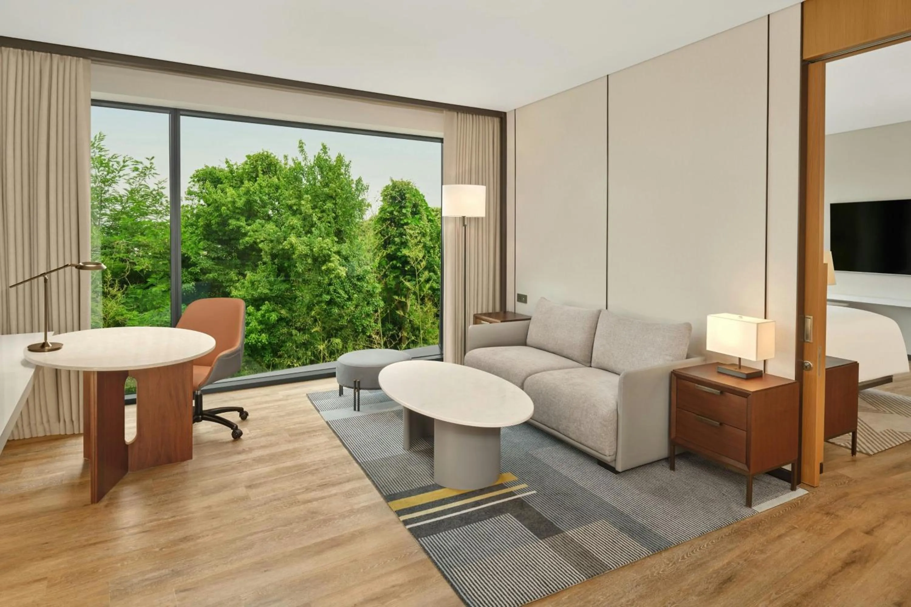 Living room in Courtyard by Marriott Pyeongtaek