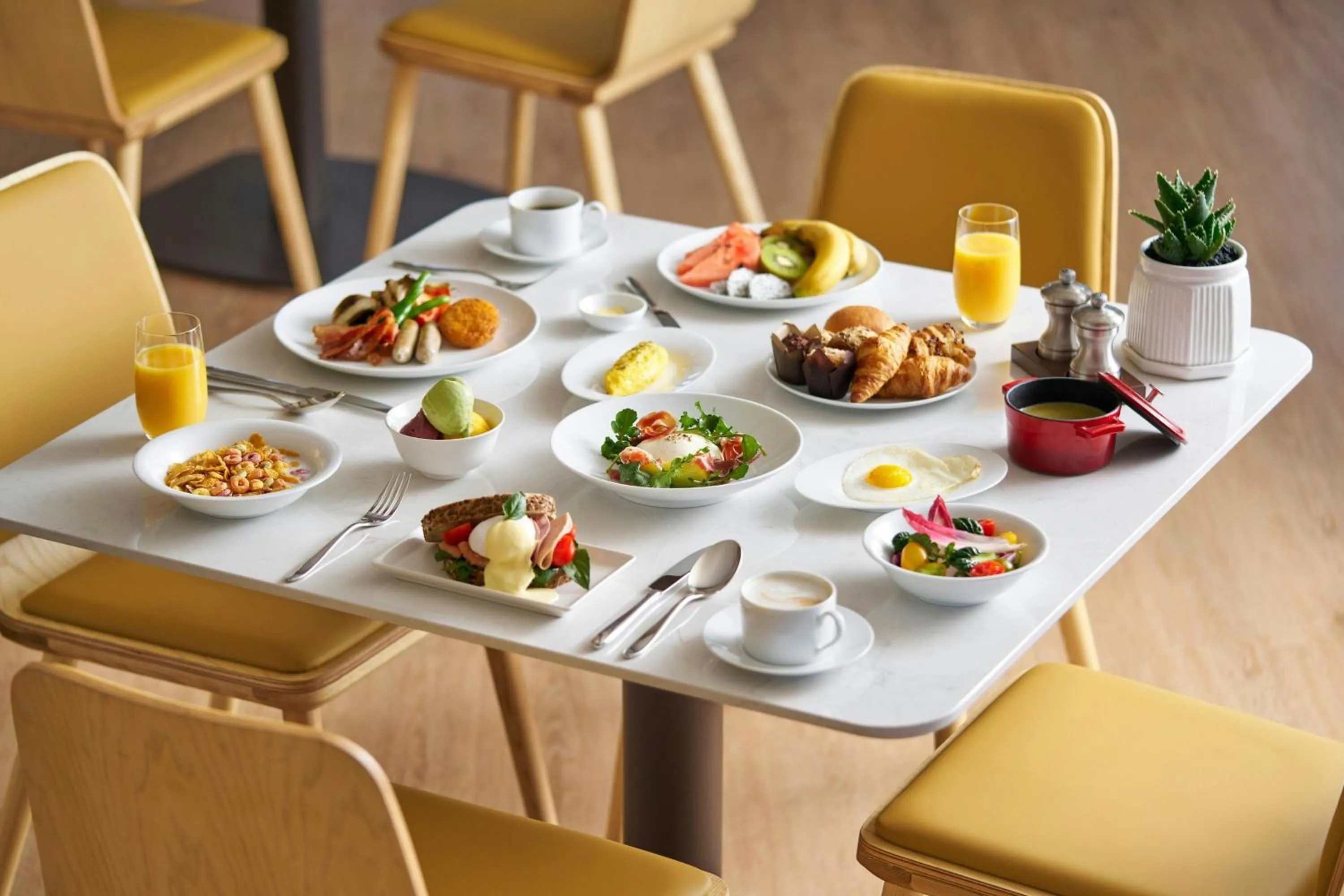 Breakfast in Courtyard by Marriott Pyeongtaek
