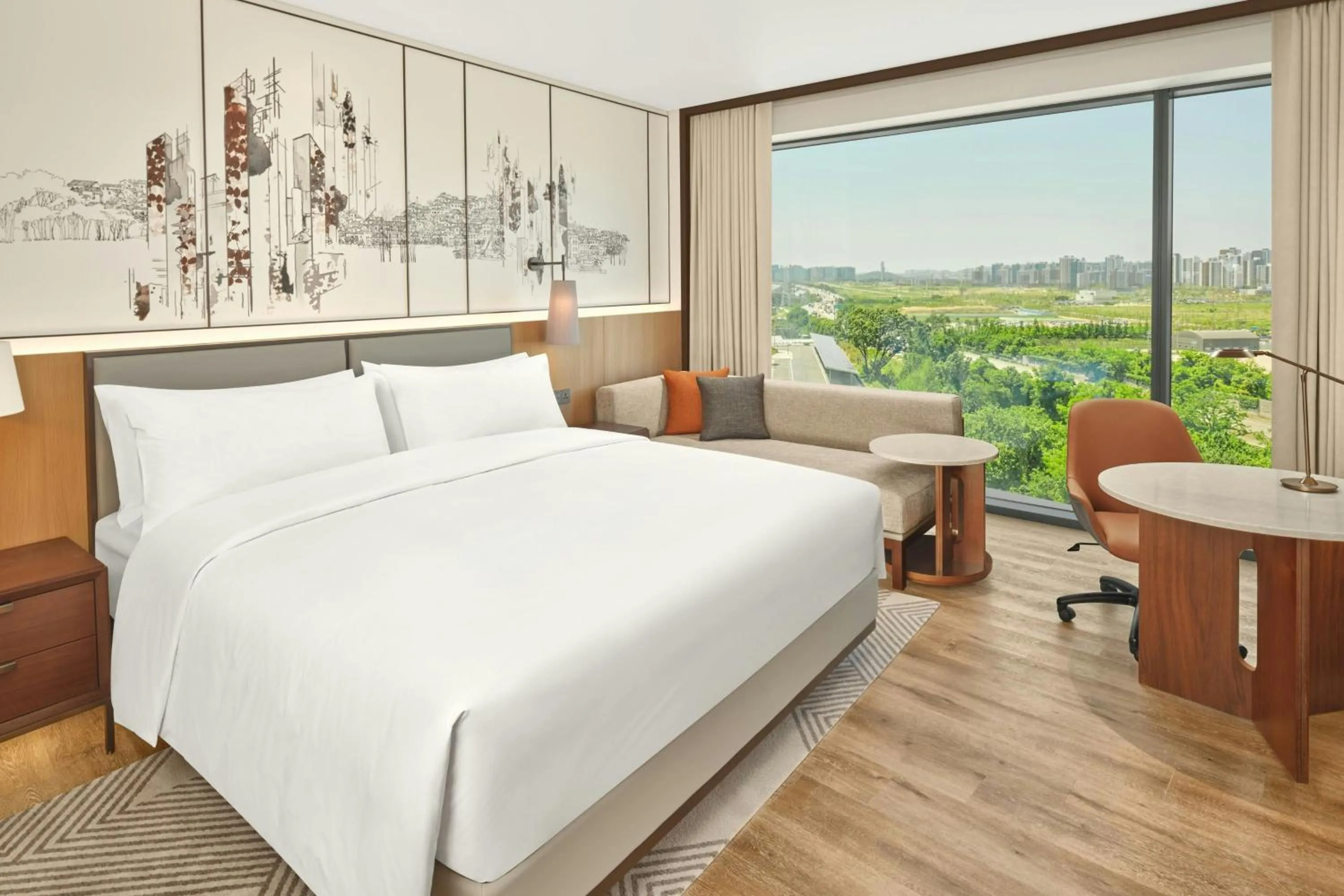 Photo of the whole room, Bed in Courtyard by Marriott Pyeongtaek