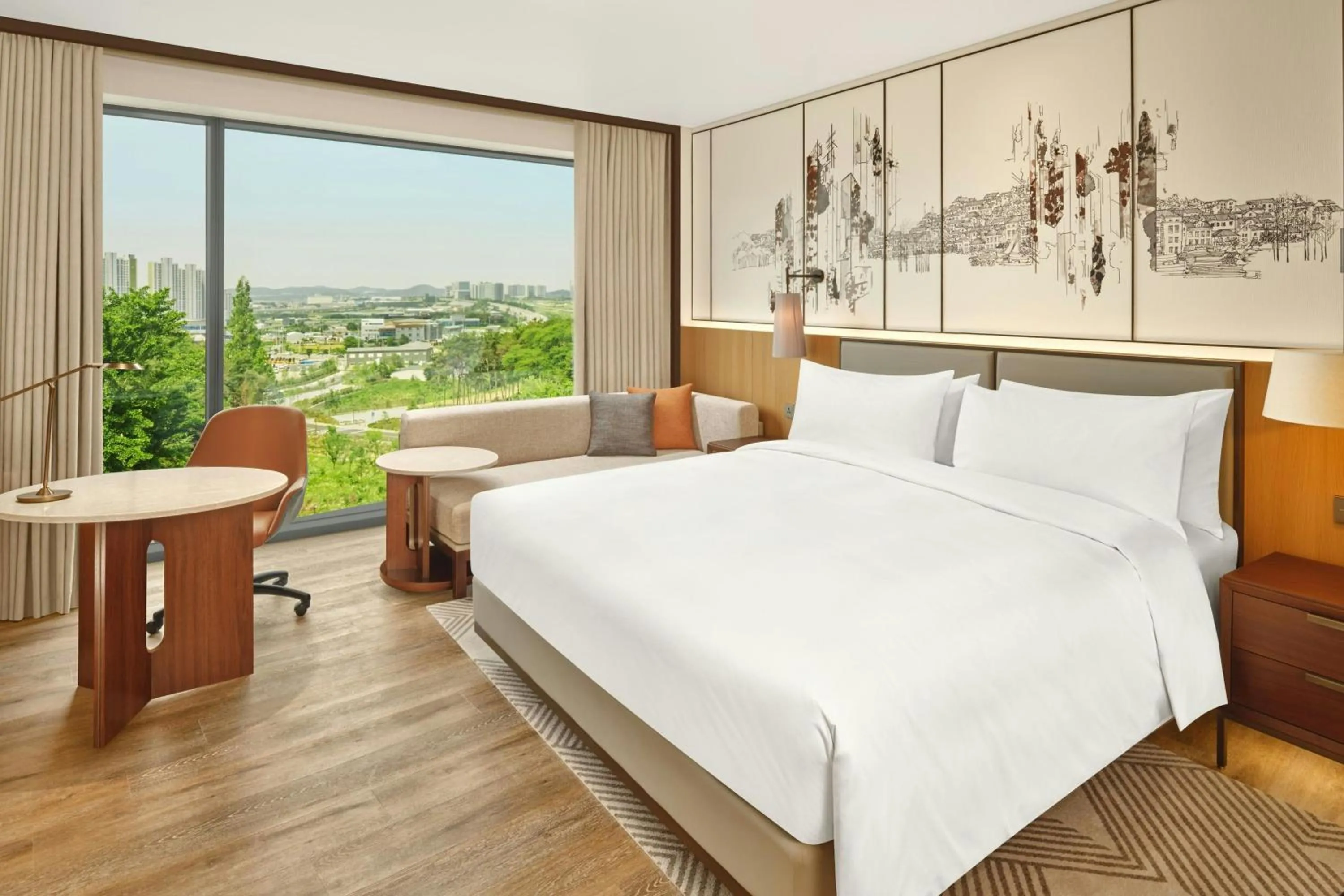 Photo of the whole room, Bed in Courtyard by Marriott Pyeongtaek