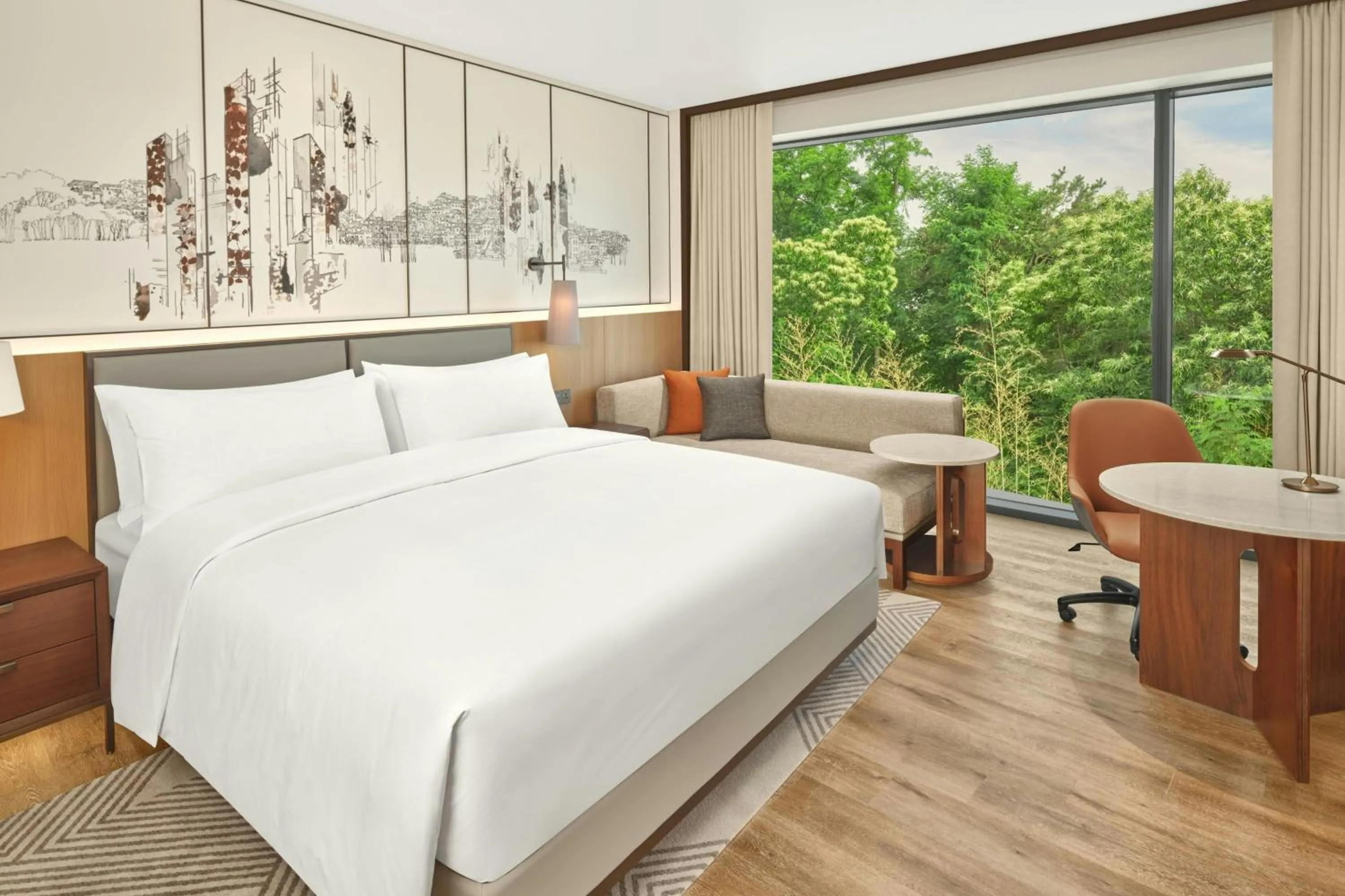 Photo of the whole room, Bed in Courtyard by Marriott Pyeongtaek