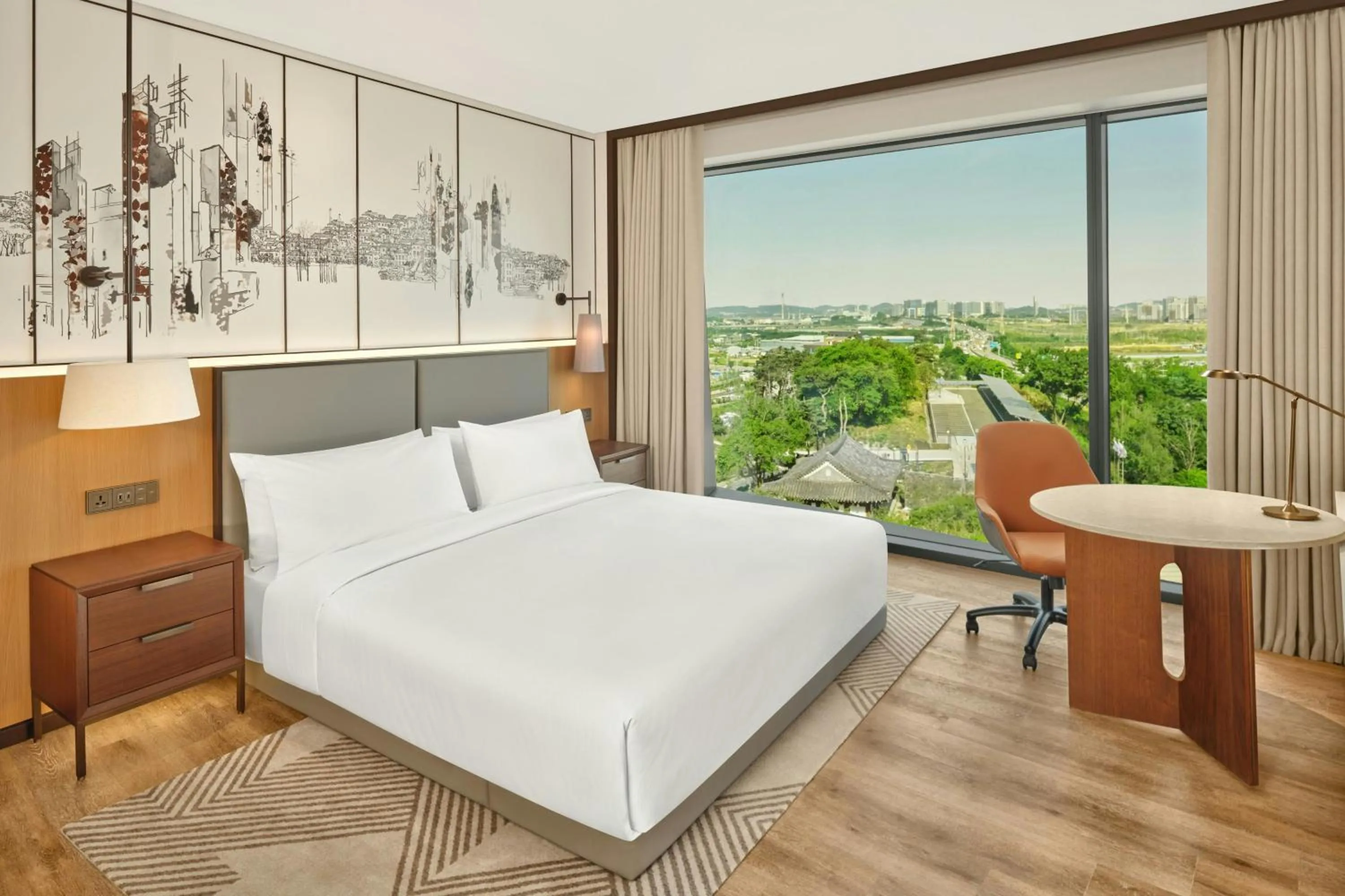 Photo of the whole room, Bed in Courtyard by Marriott Pyeongtaek
