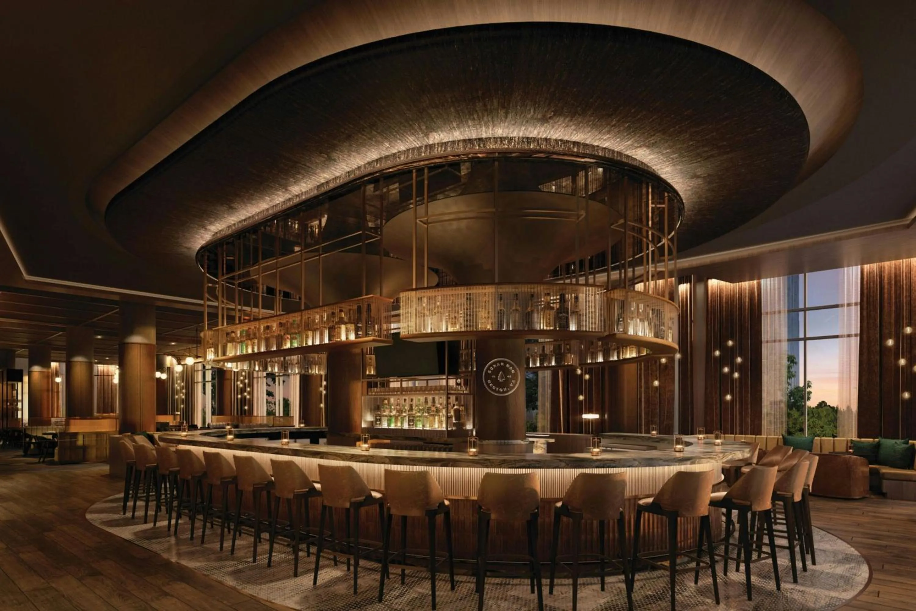 Lounge or bar in JW Marriott Reston Station