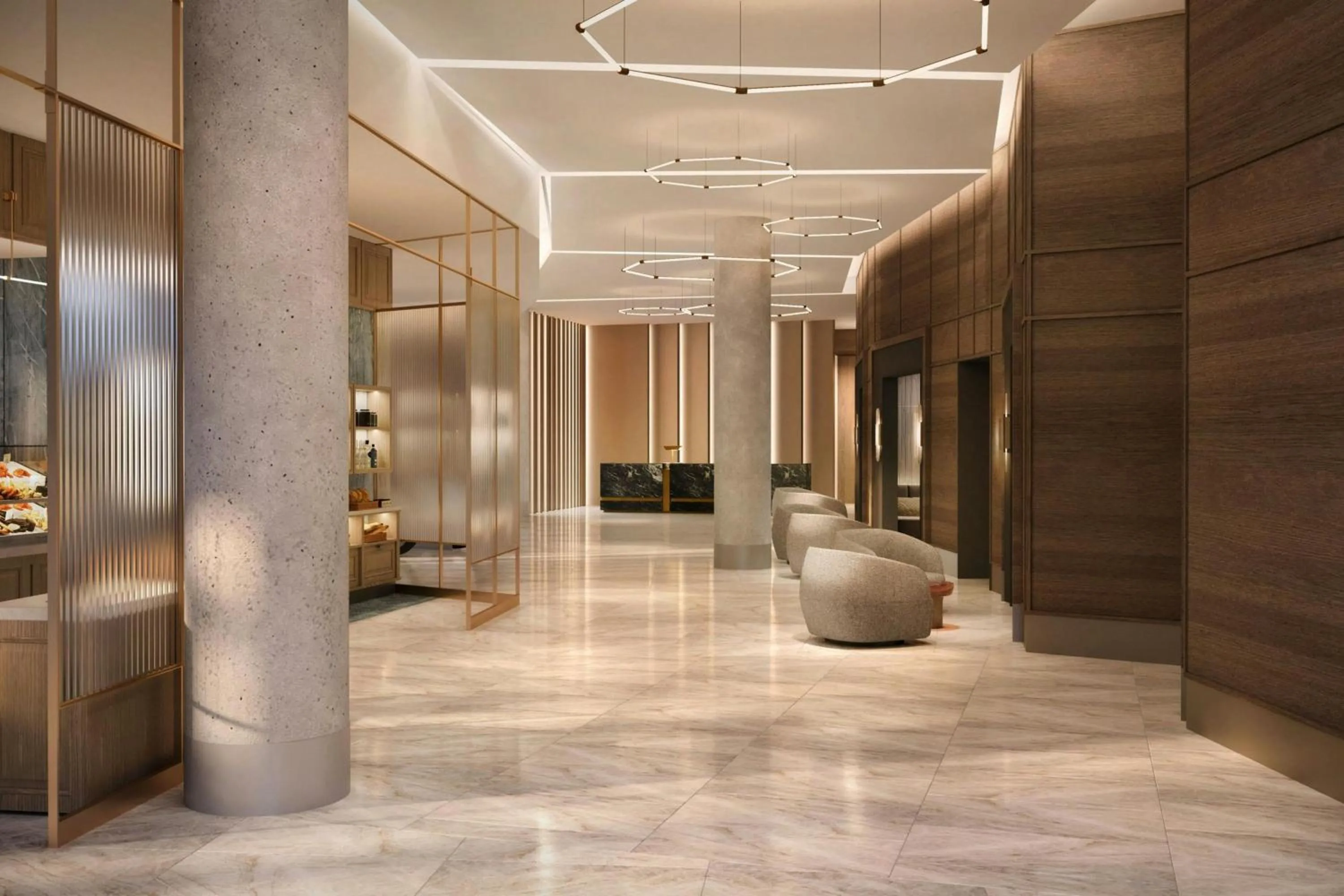 Lobby or reception in JW Marriott Reston Station