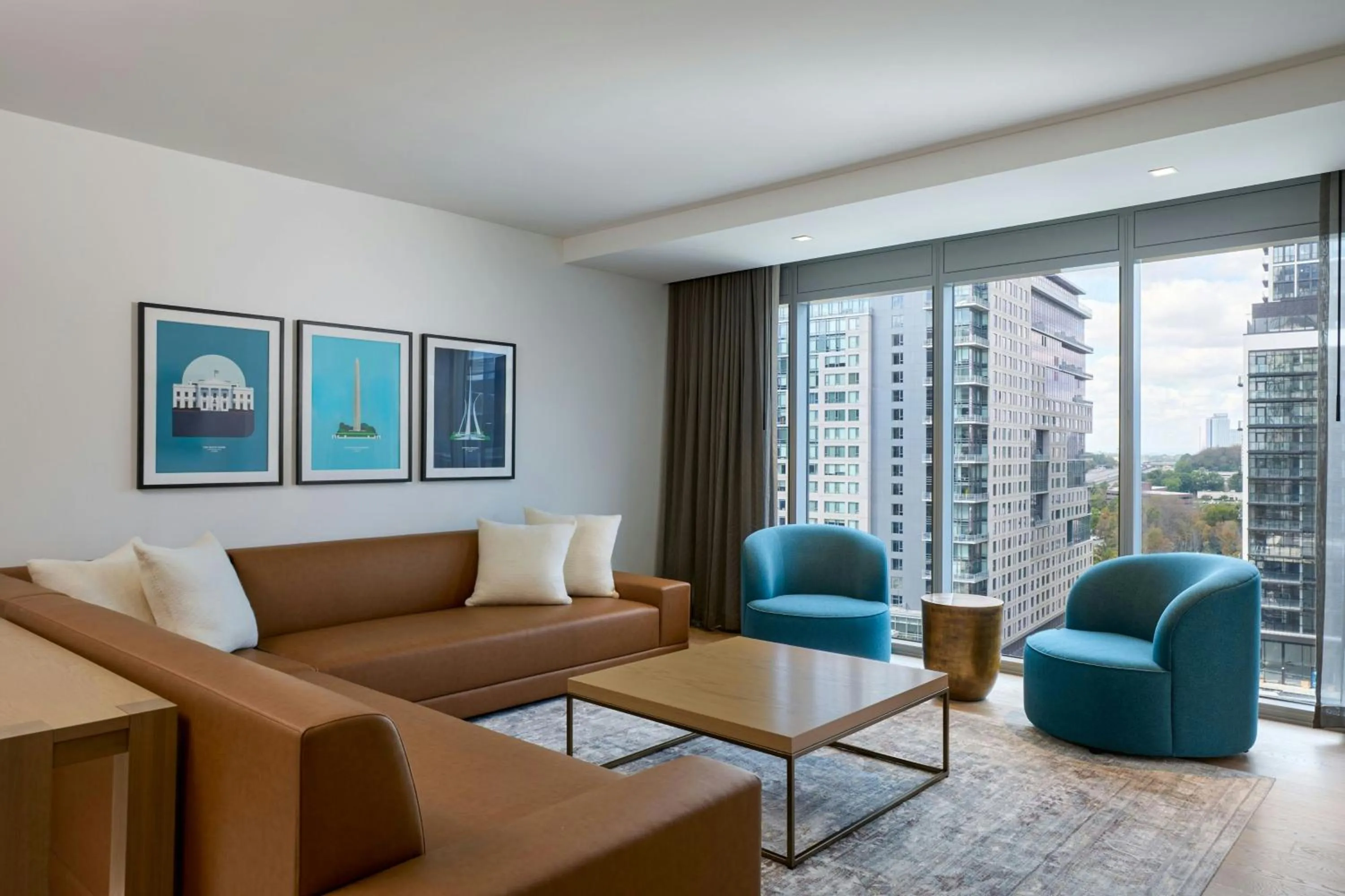 Living room in JW Marriott Reston Station