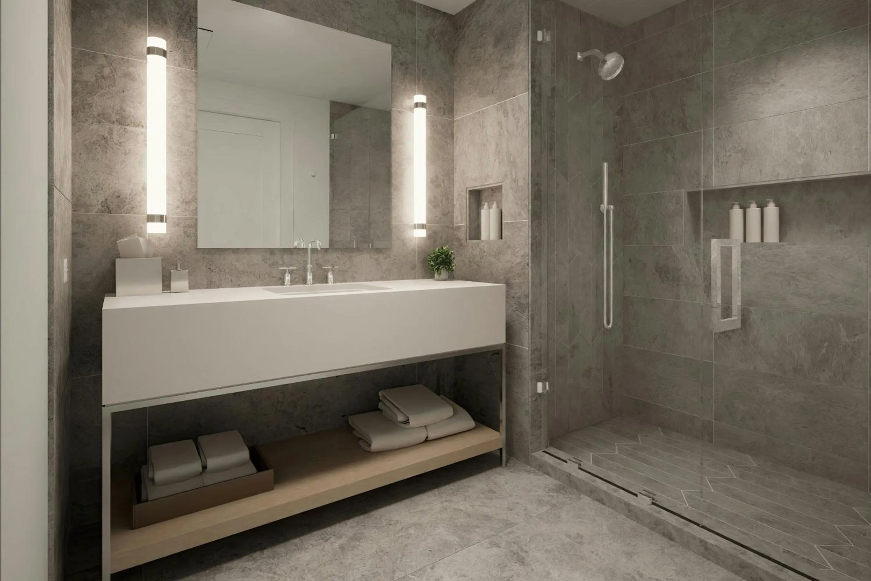 Bathroom in JW Marriott Reston Station