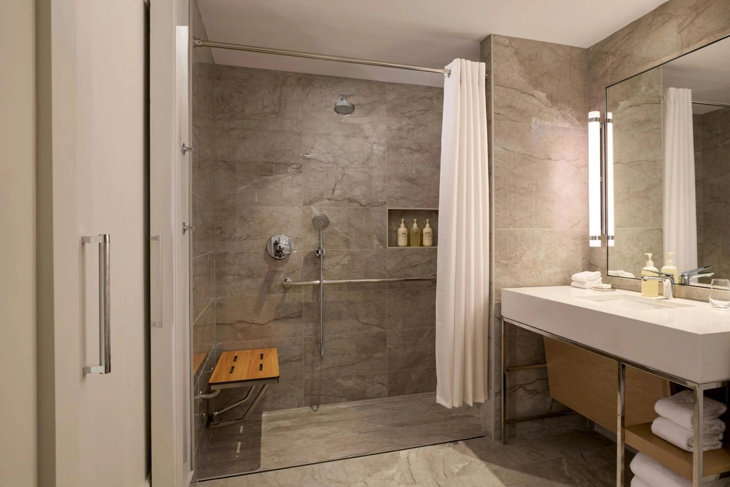 Bathroom in JW Marriott Reston Station