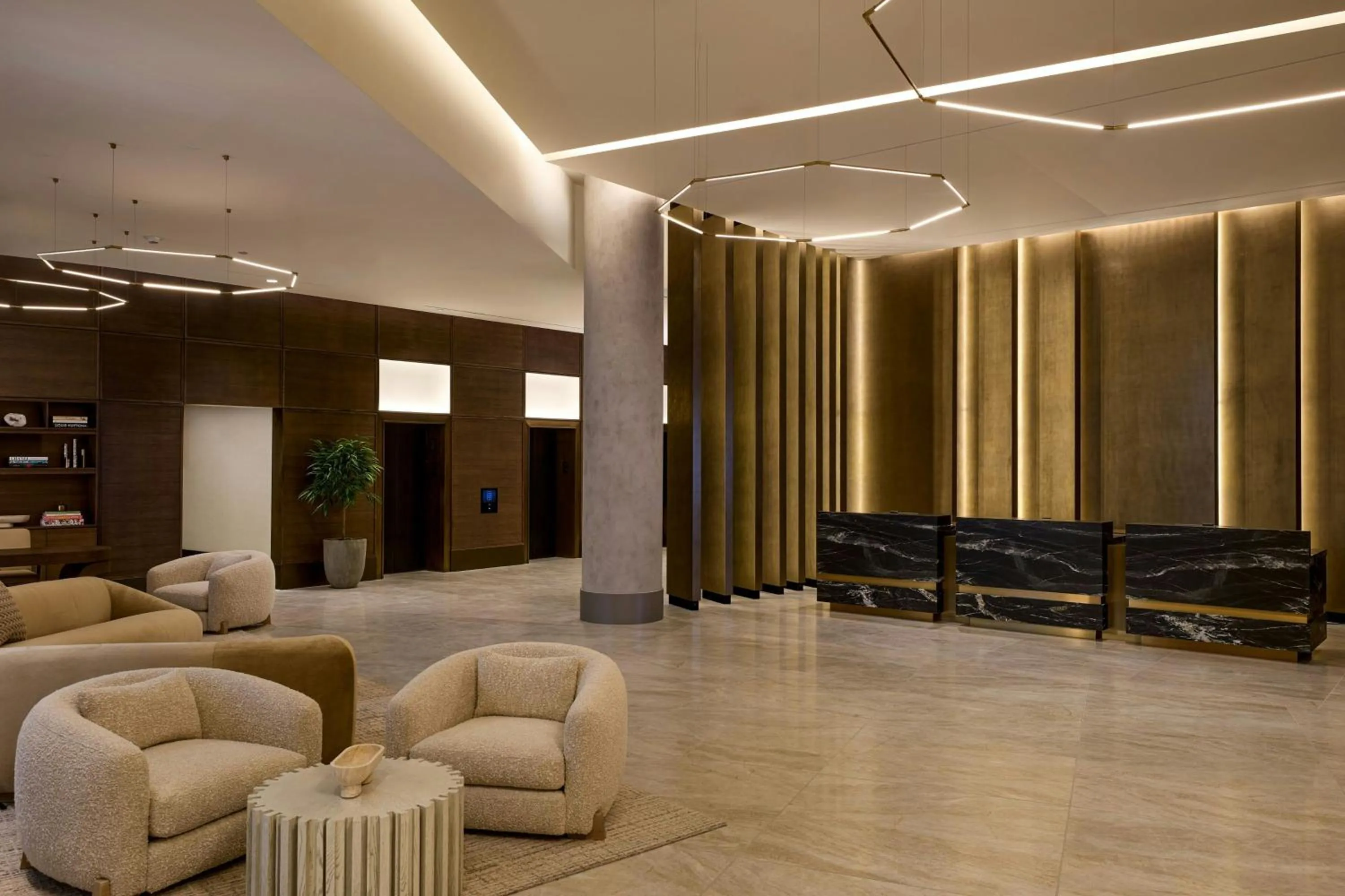 Lobby or reception in JW Marriott Reston Station