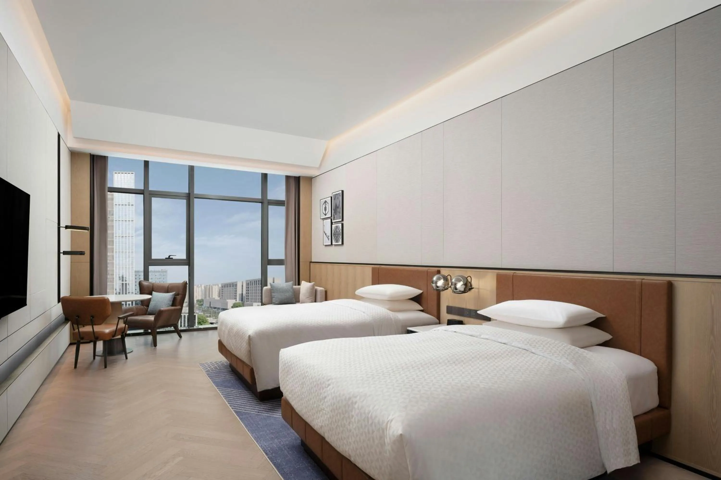 Photo of the whole room, Bed in Four Points by Sheraton Suzhou Gusu
