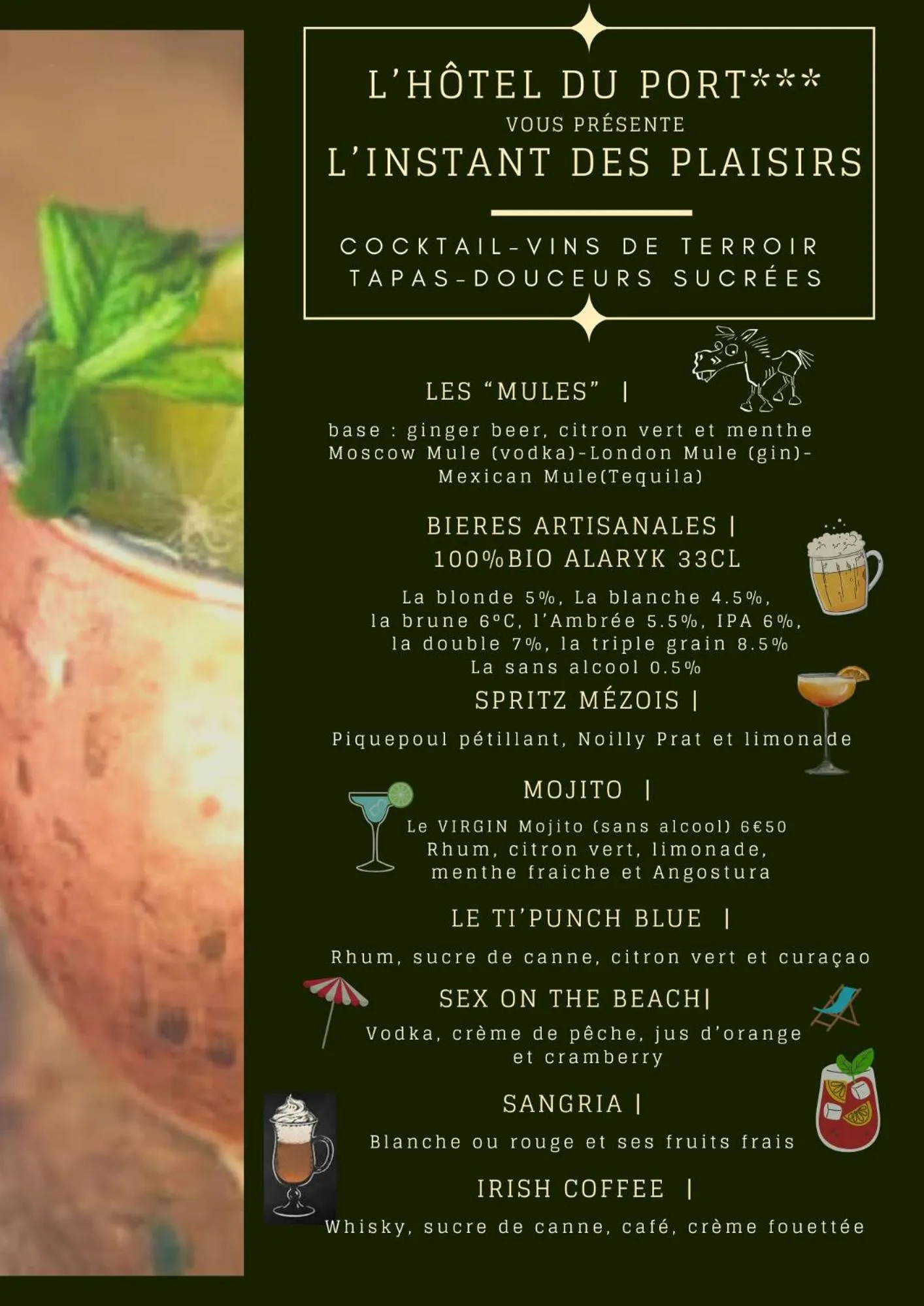 Lounge or bar in Hotel-Restaurant Du Port