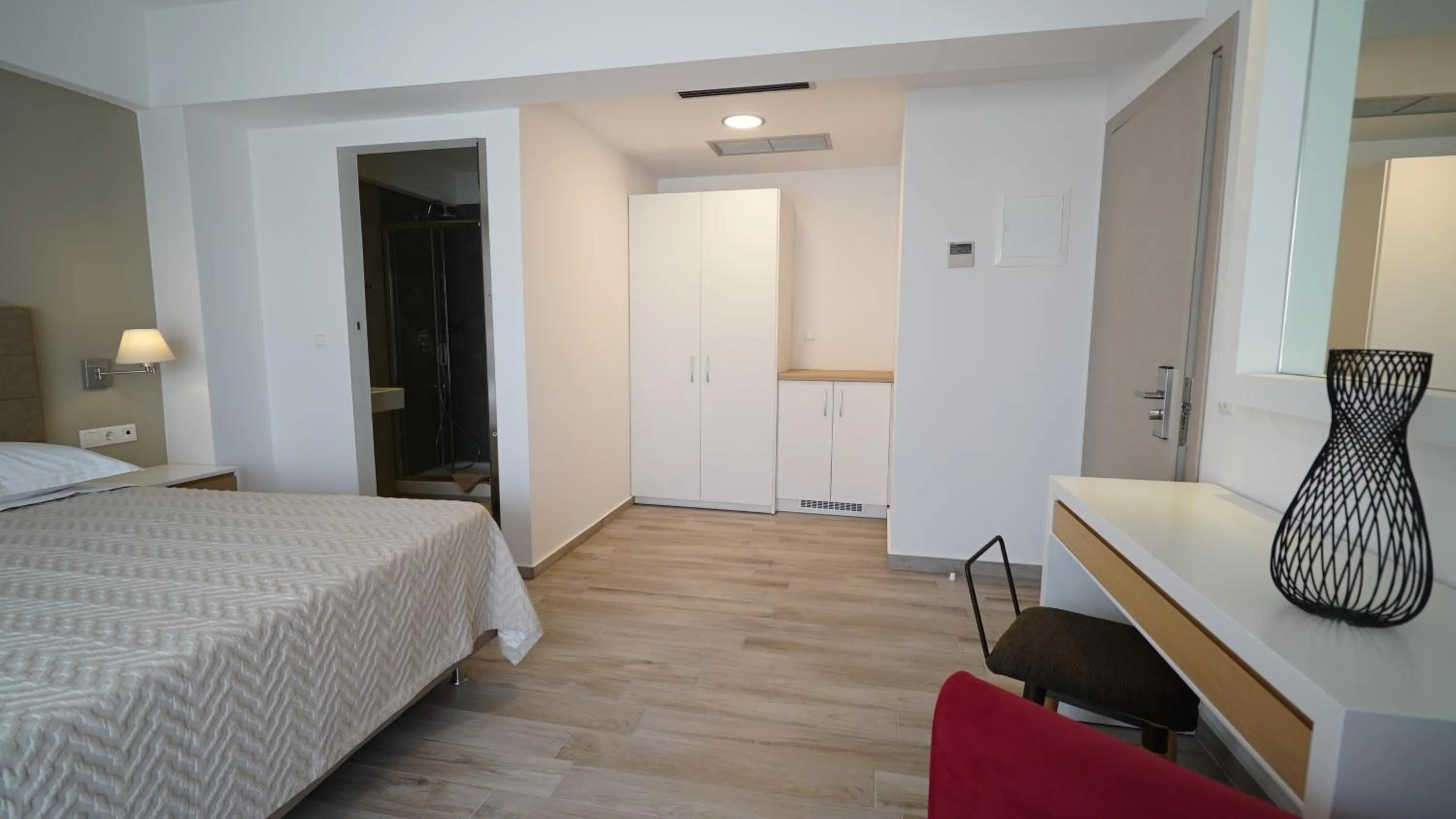 Bed in Olympus Thalassea Boutique Hotel