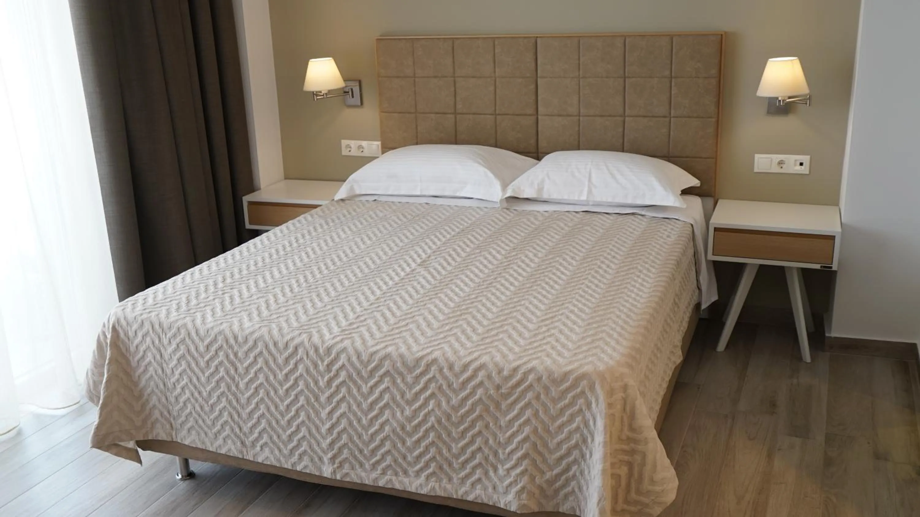 Bed in Olympus Thalassea Boutique Hotel