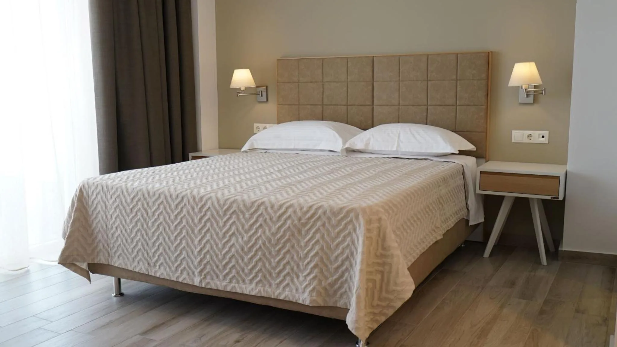 Bed in Olympus Thalassea Boutique Hotel