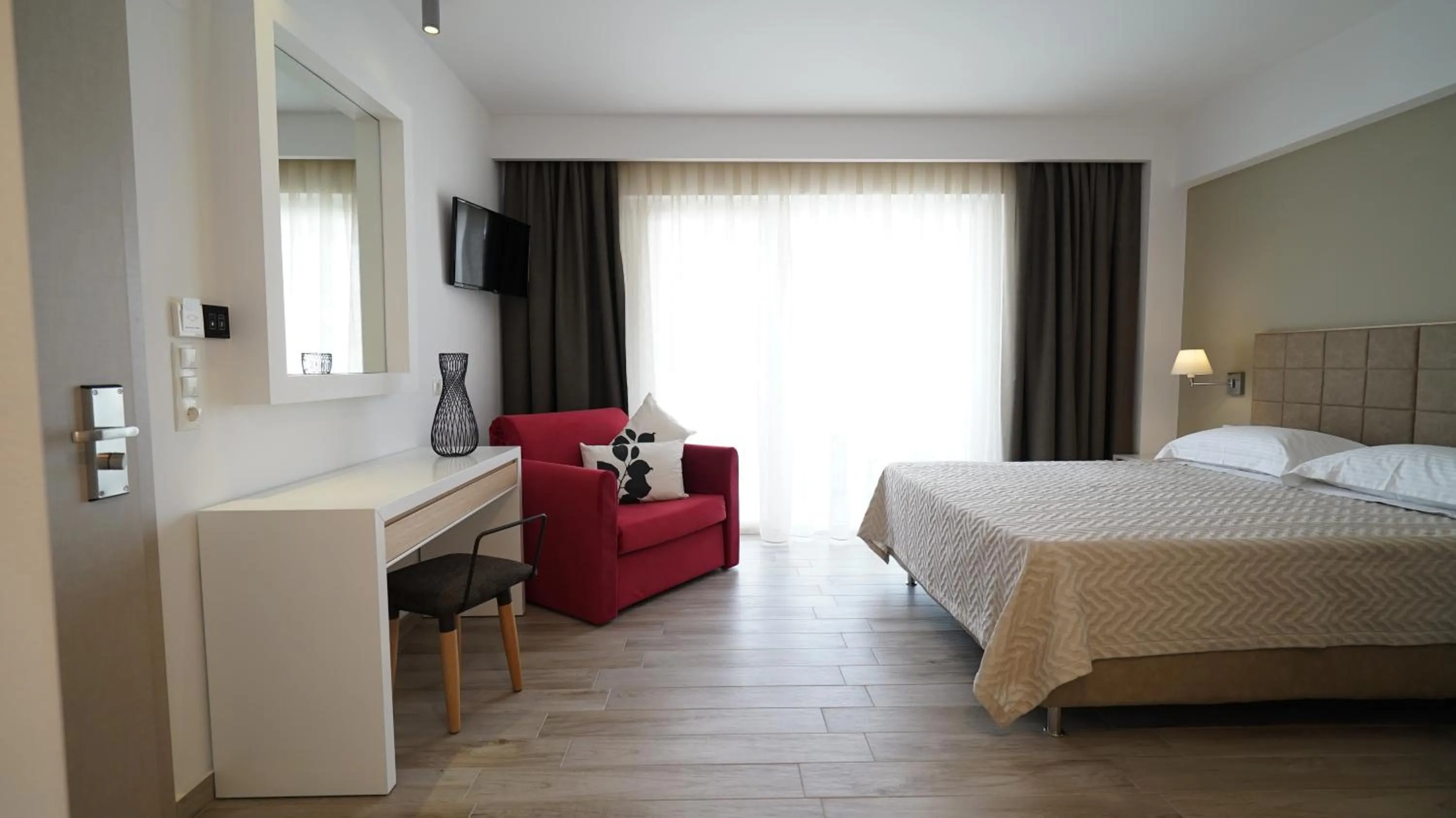 Bedroom, Bed in Olympus Thalassea Boutique Hotel