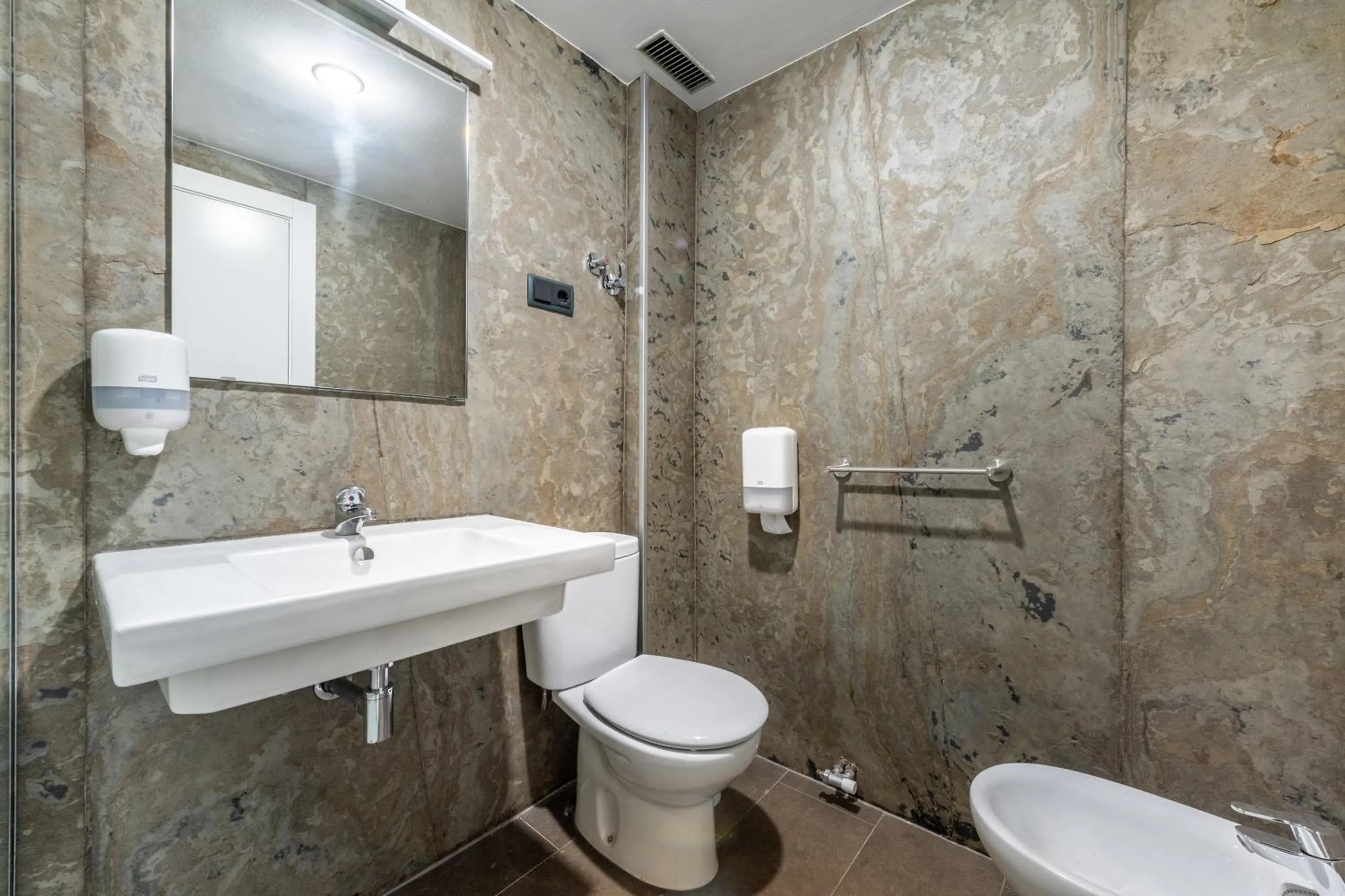 Bathroom in Hotel de Montaña El Mirador