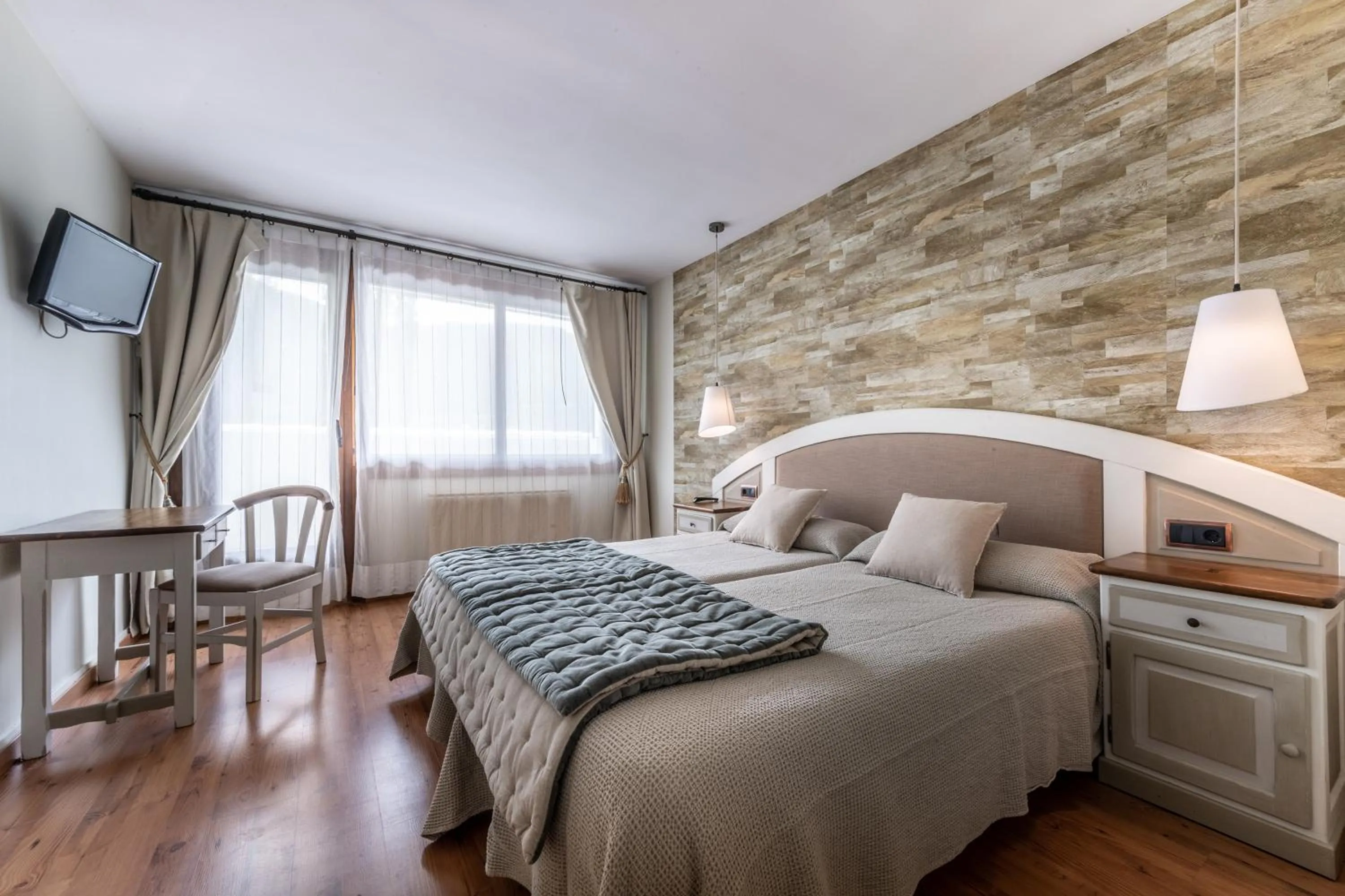 Bed in Hotel de Montaña El Mirador