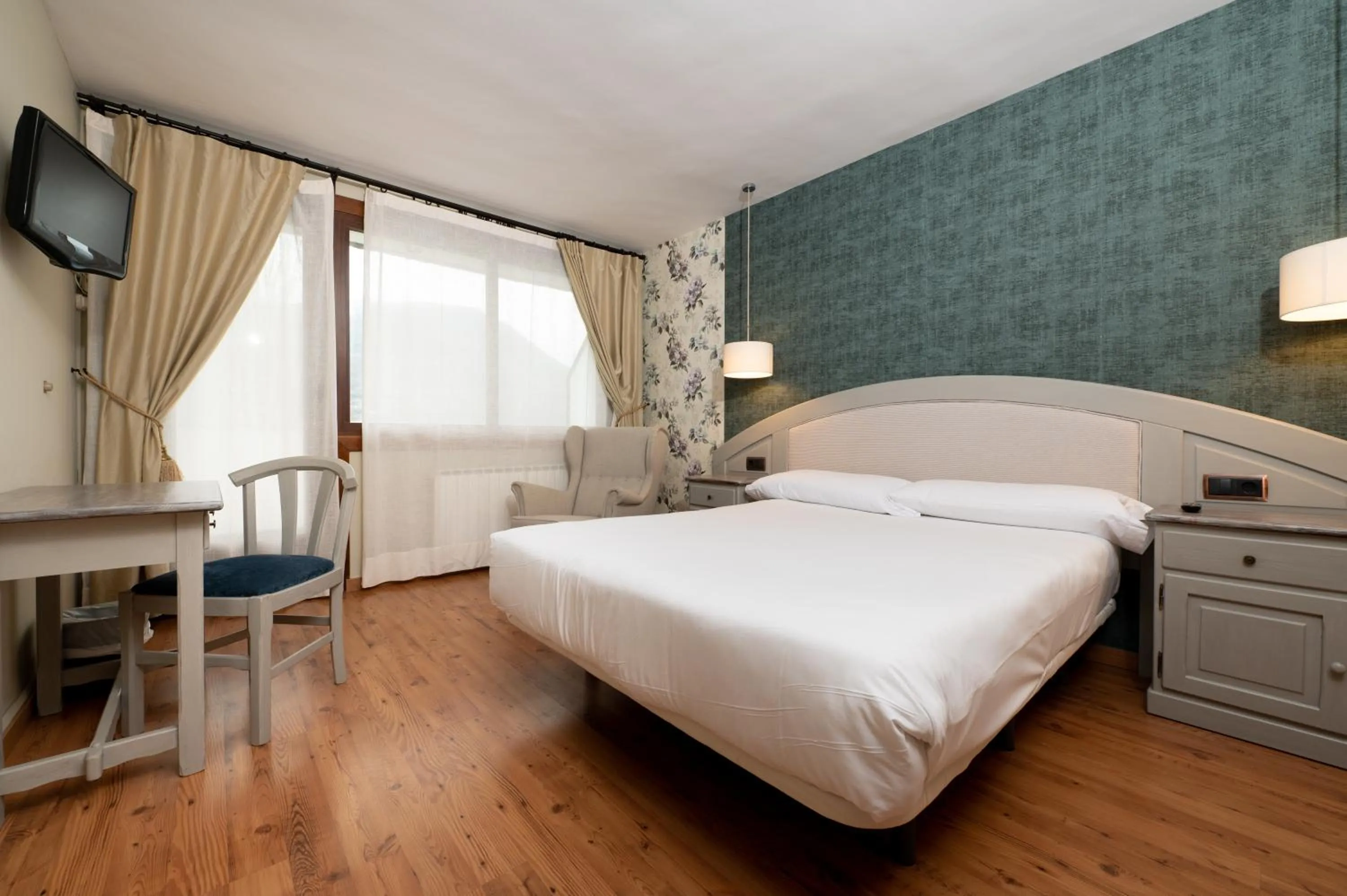 Bed in Hotel de Montaña El Mirador