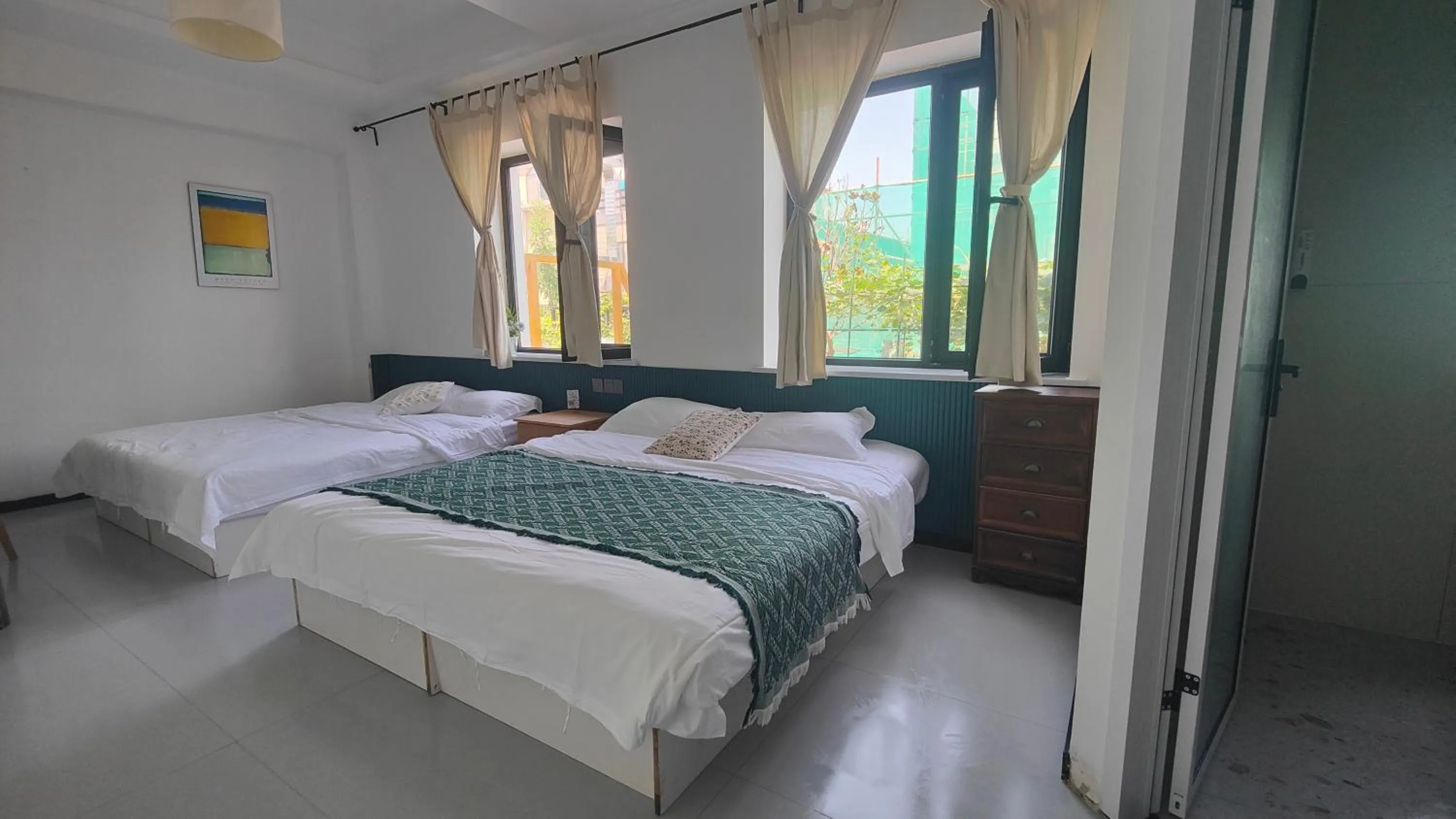 Bed in July Inn Weihai