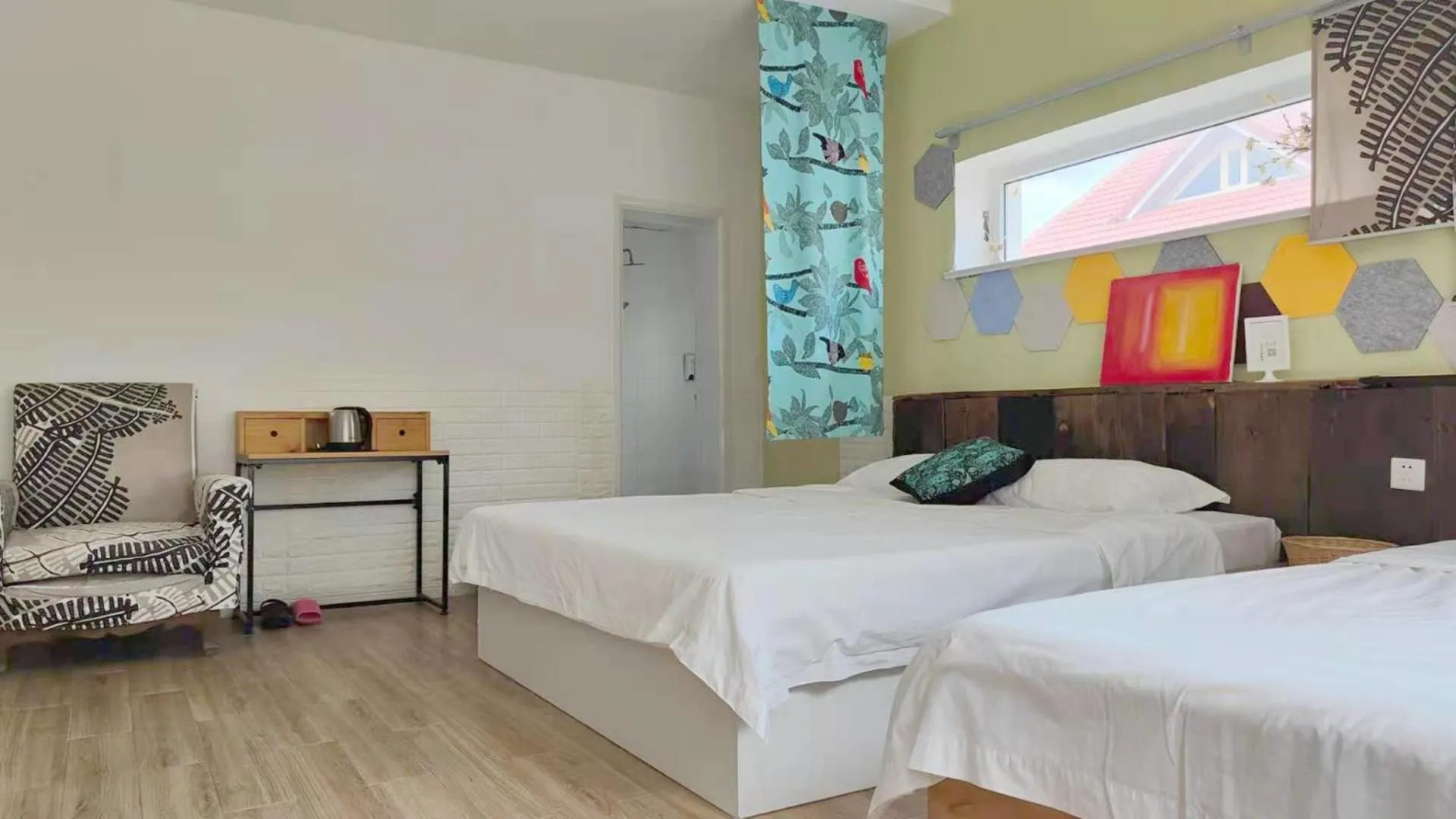 Bed in July Inn Weihai