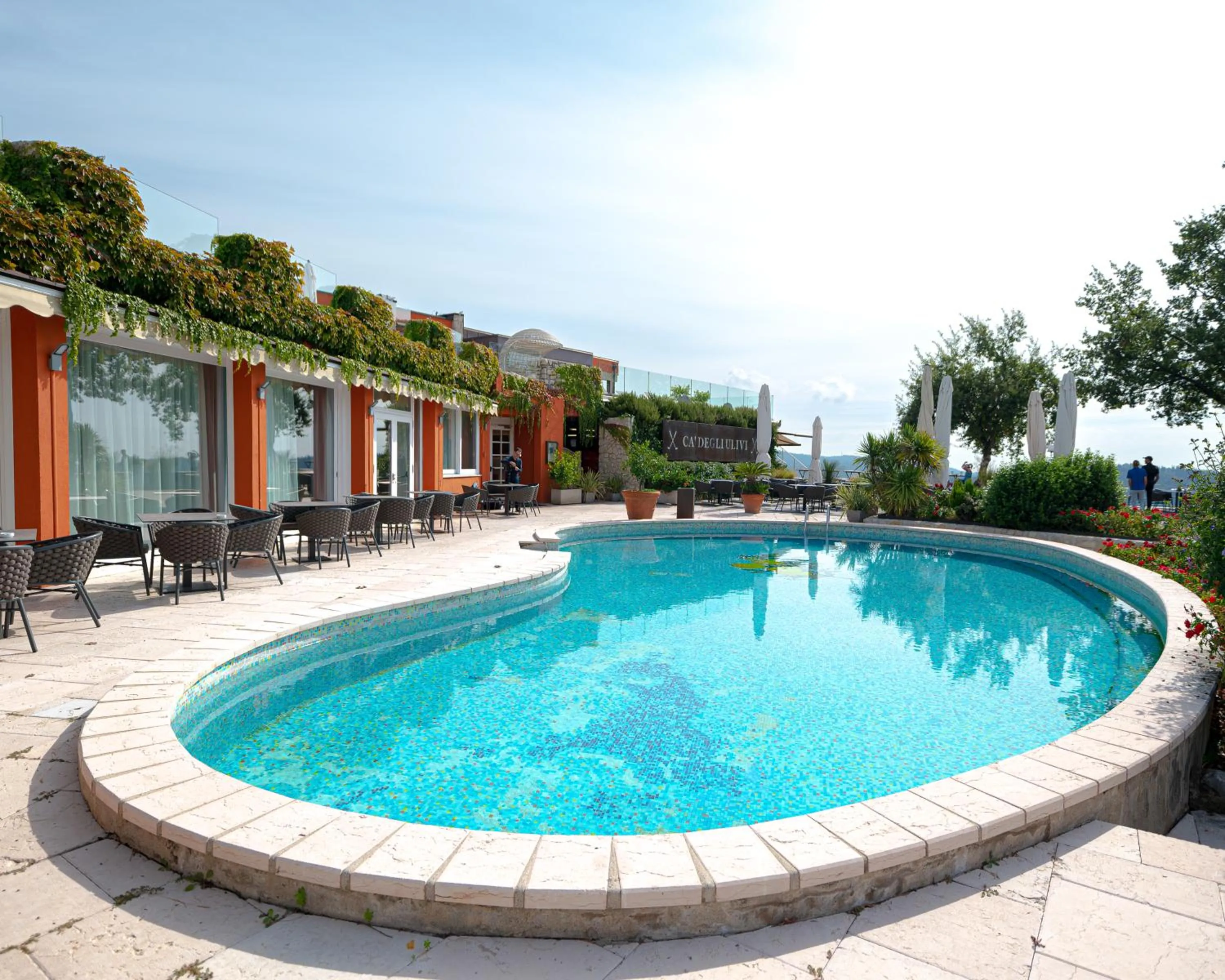 Pool view in Golf Cà Degli Ulivi