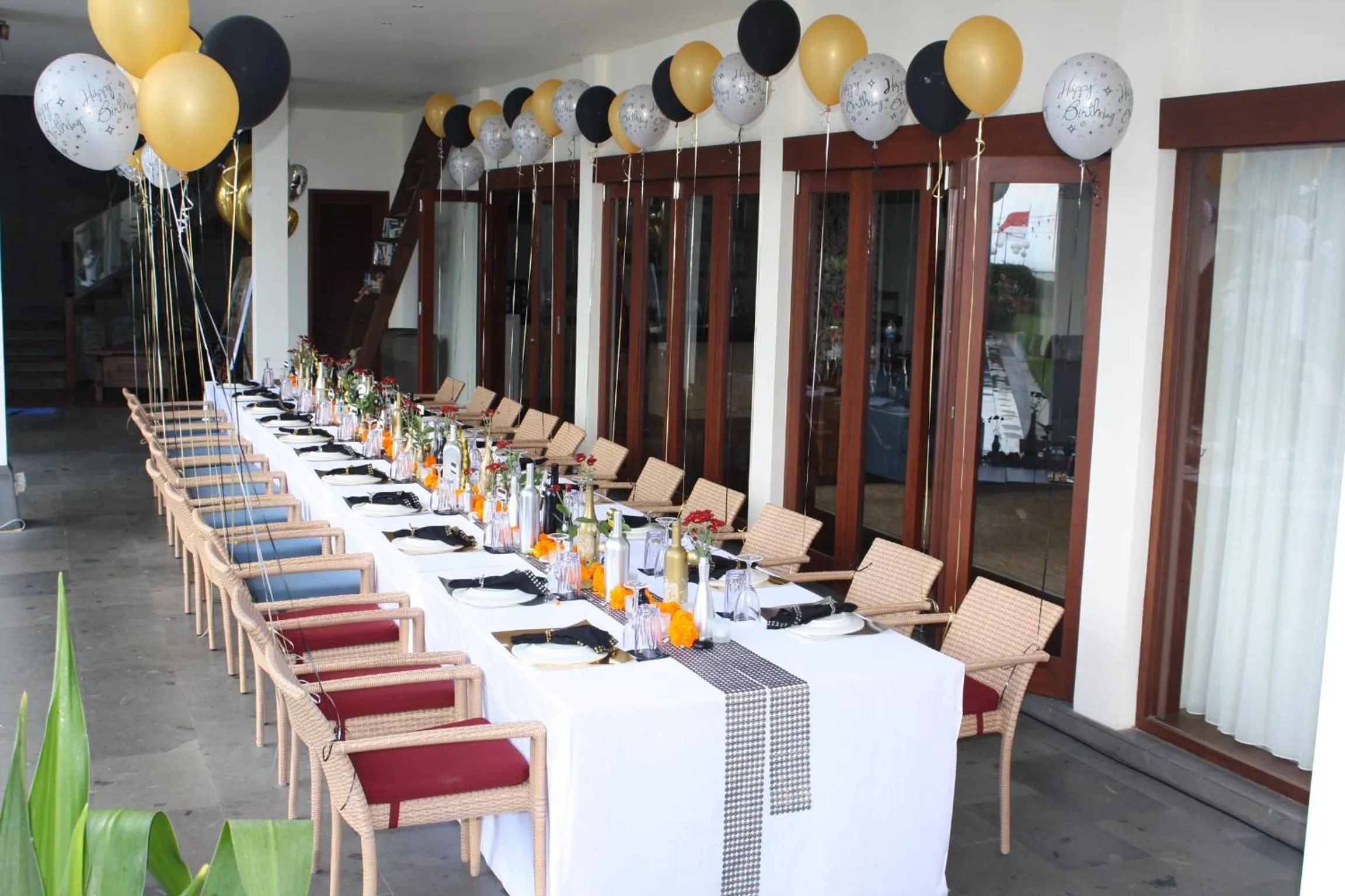 Patio in Private Villas of Bali