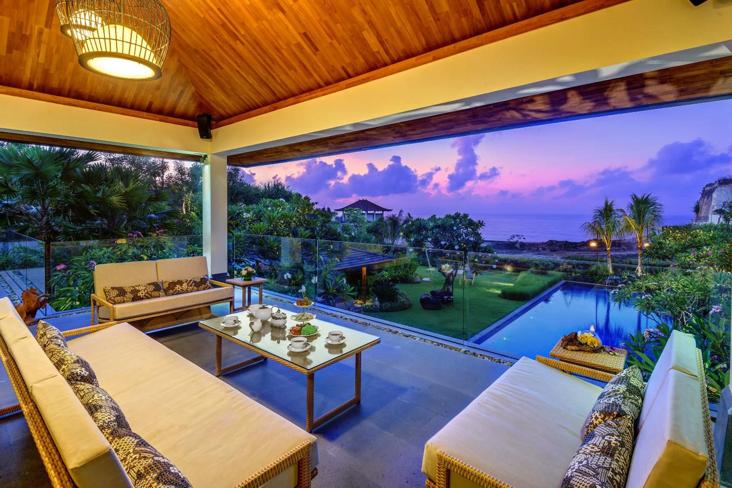 Balcony/Terrace in Private Villas of Bali