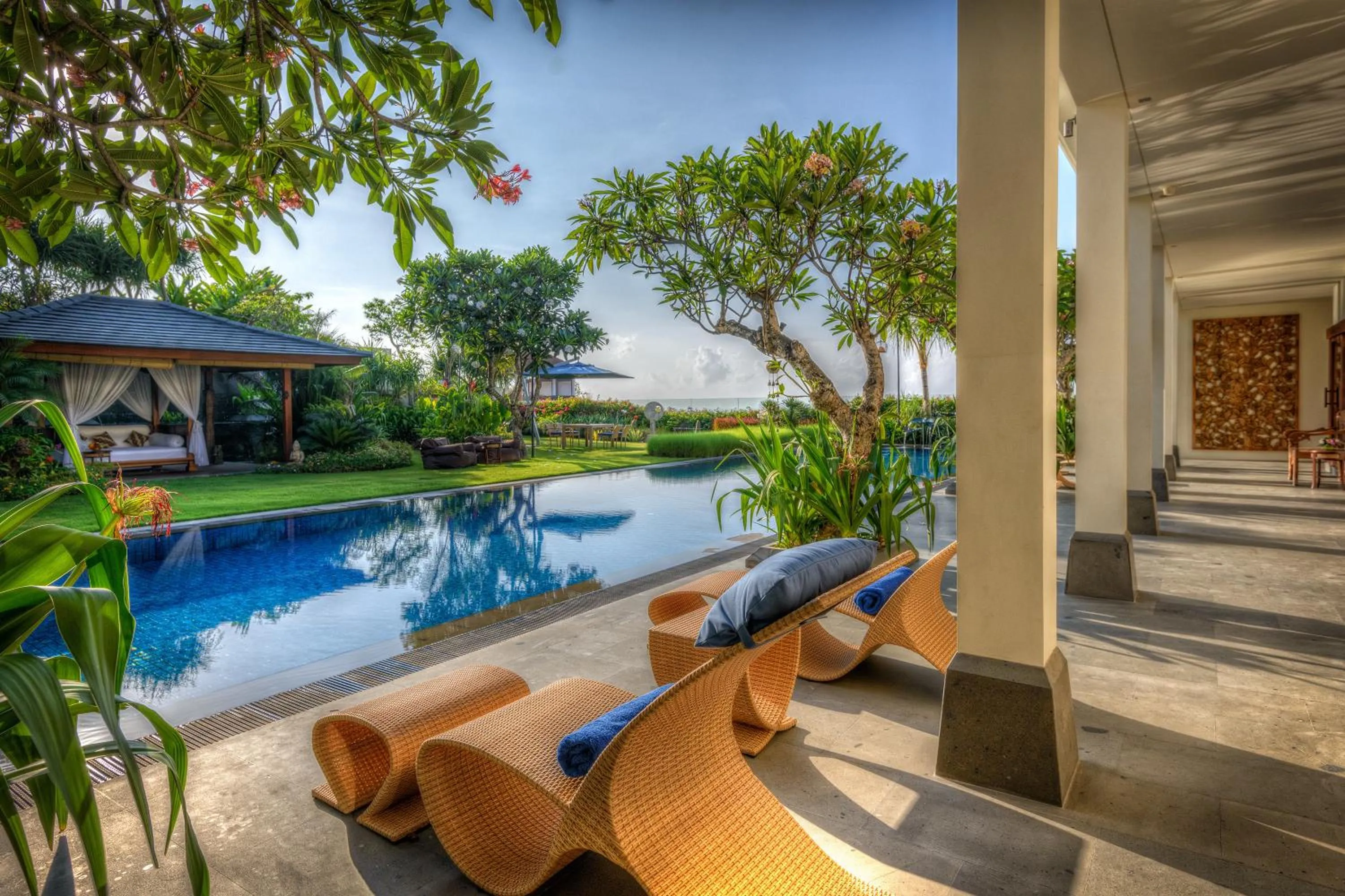Garden in Private Villas of Bali