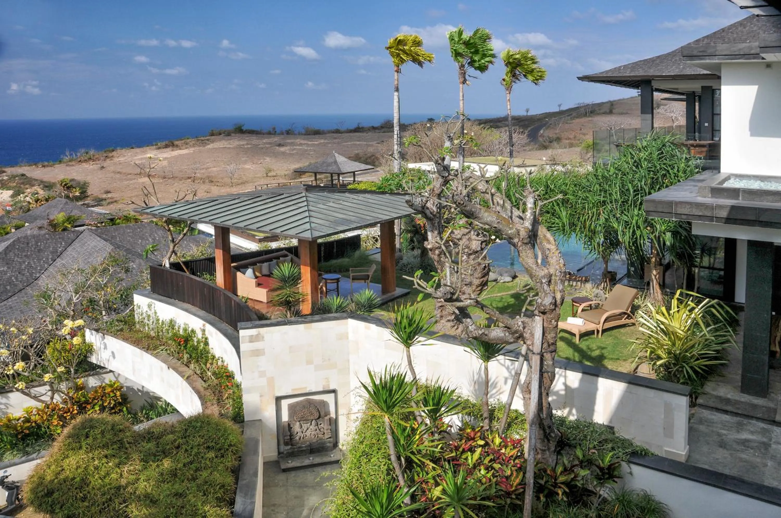 Patio in Private Villas of Bali