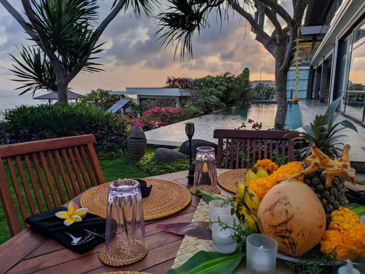 Patio in Private Villas of Bali