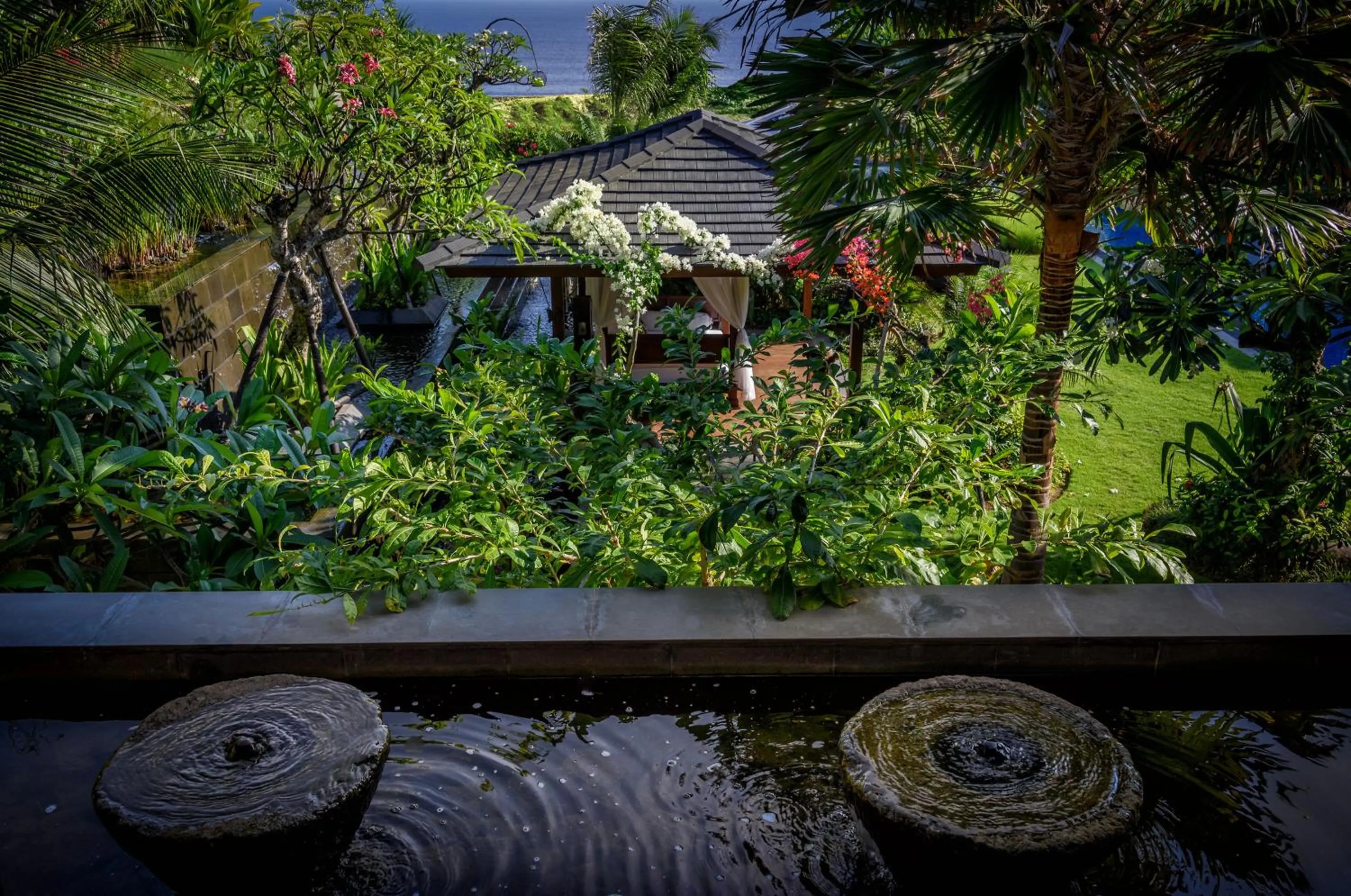 Garden in Private Villas of Bali