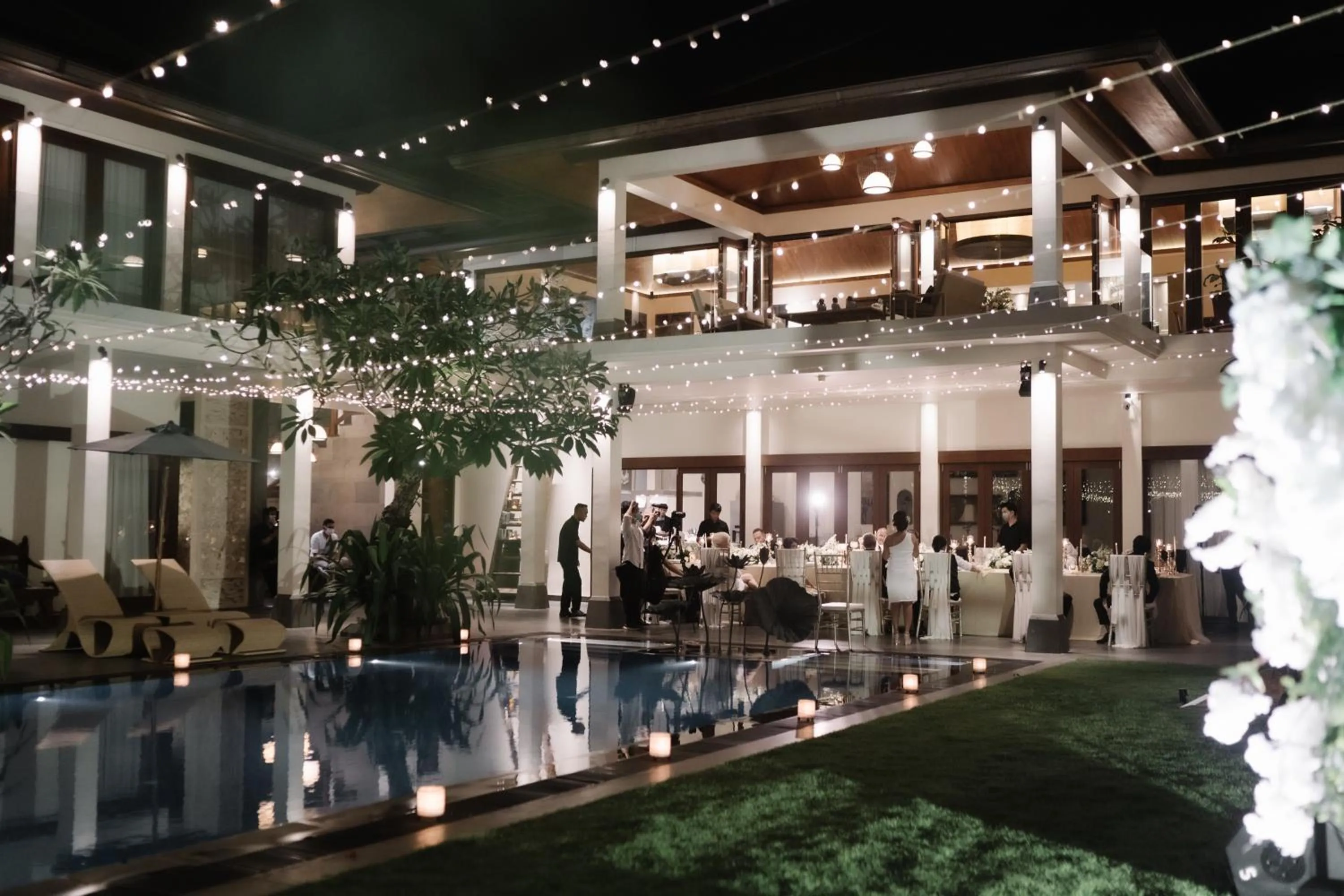 People in Private Villas of Bali